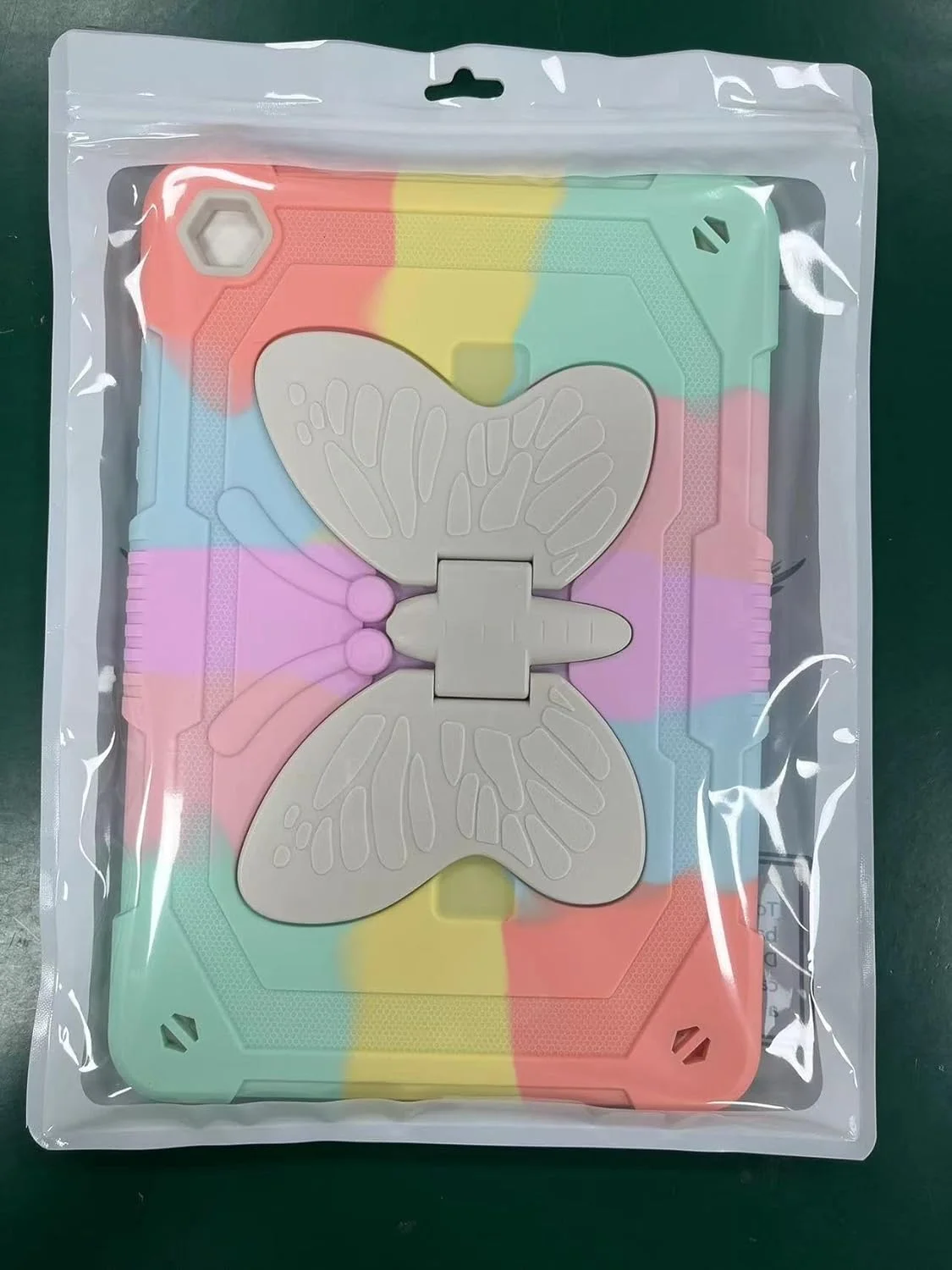 کیف هوگنل مناسب برای تبلت سامسونگ گلکسی تب A9+/A9 پلاس 11 اینچ 2023، کاور محافظ تبلت گلکسی تب A9+ مناسب کودکان دخترانه به همراه بند شانه، پایه پروانهای، محافظ سنگین ضد ضربه - رنگارنگ کیف هوگنل مناسب برای تبلت سامسونگ گلکسی تب A9+/A9 پلاس 11 اینچ 2023، کاور محافظ تبلت گلکسی تب A9+ مناسب کودکان دخترانه به همراه بند شانه، پایه پروانهای، محافظ سنگین ضد ضربه - رنگارنگ