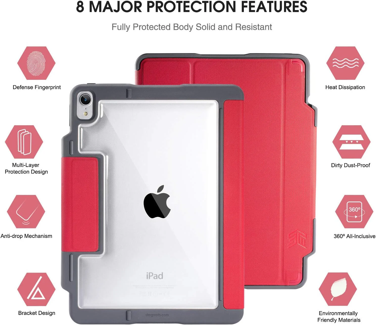 کیف تبلت فولیو STM Dux Plus 11 اینچی (فولیو، اپل، آیپد پرو 11 اینچی، 11 اینچی، 570 گرم، قرمز) کیف تبلت فولیو STM Dux Plus 11 اینچی (فولیو، اپل، آیپد پرو 11 اینچی، 11 اینچی، 570 گرم، قرمز)