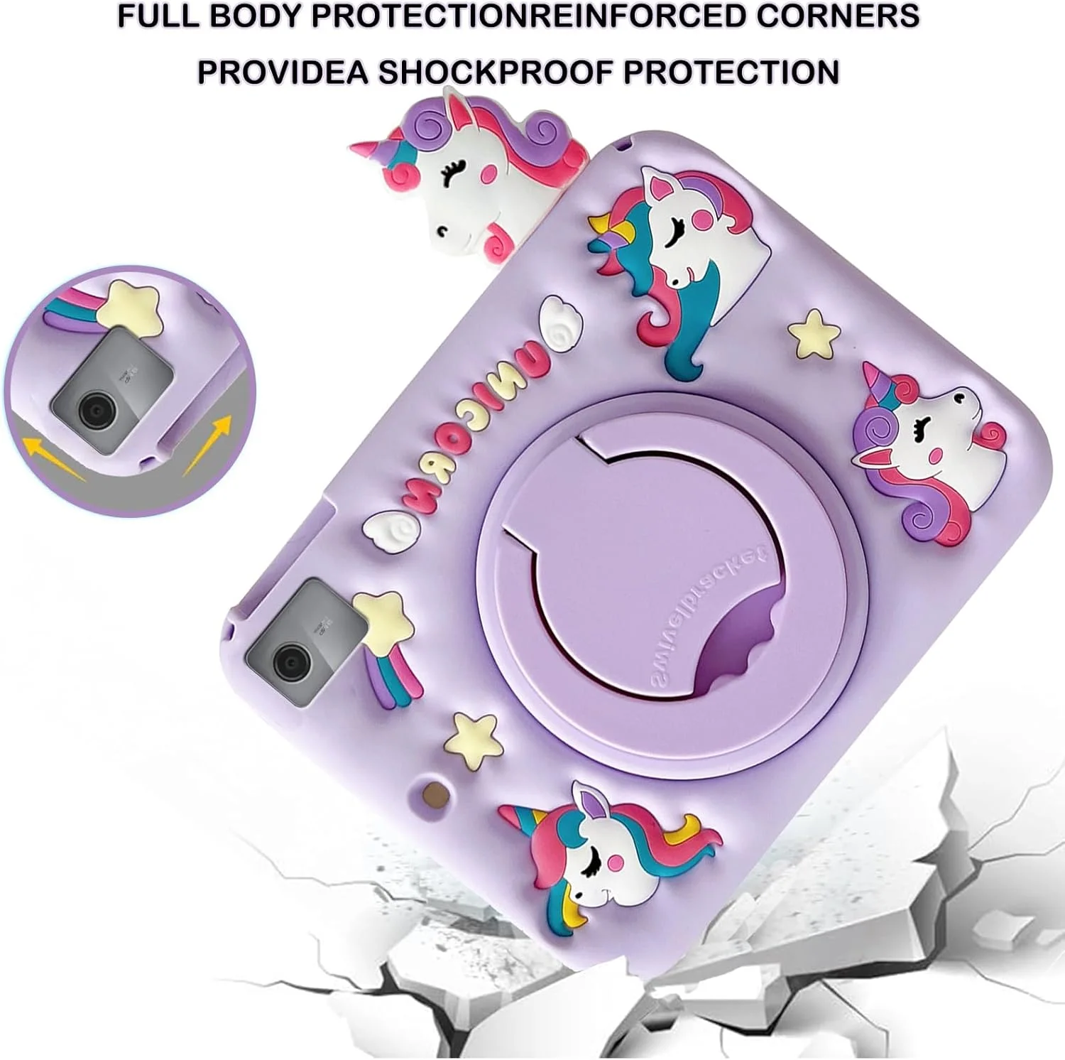 کیف EspZanthic سازگار با تبلت لنوو تب M11 11 اینچ 2024، دارای جای قلم، استند چرخان 360 درجه، بند شانه و قلم لمسی، بنفش کیف EspZanthic سازگار با تبلت لنوو تب M11 11 اینچ 2024، دارای جای قلم، استند چرخان 360 درجه، بند شانه و قلم لمسی، بنفش