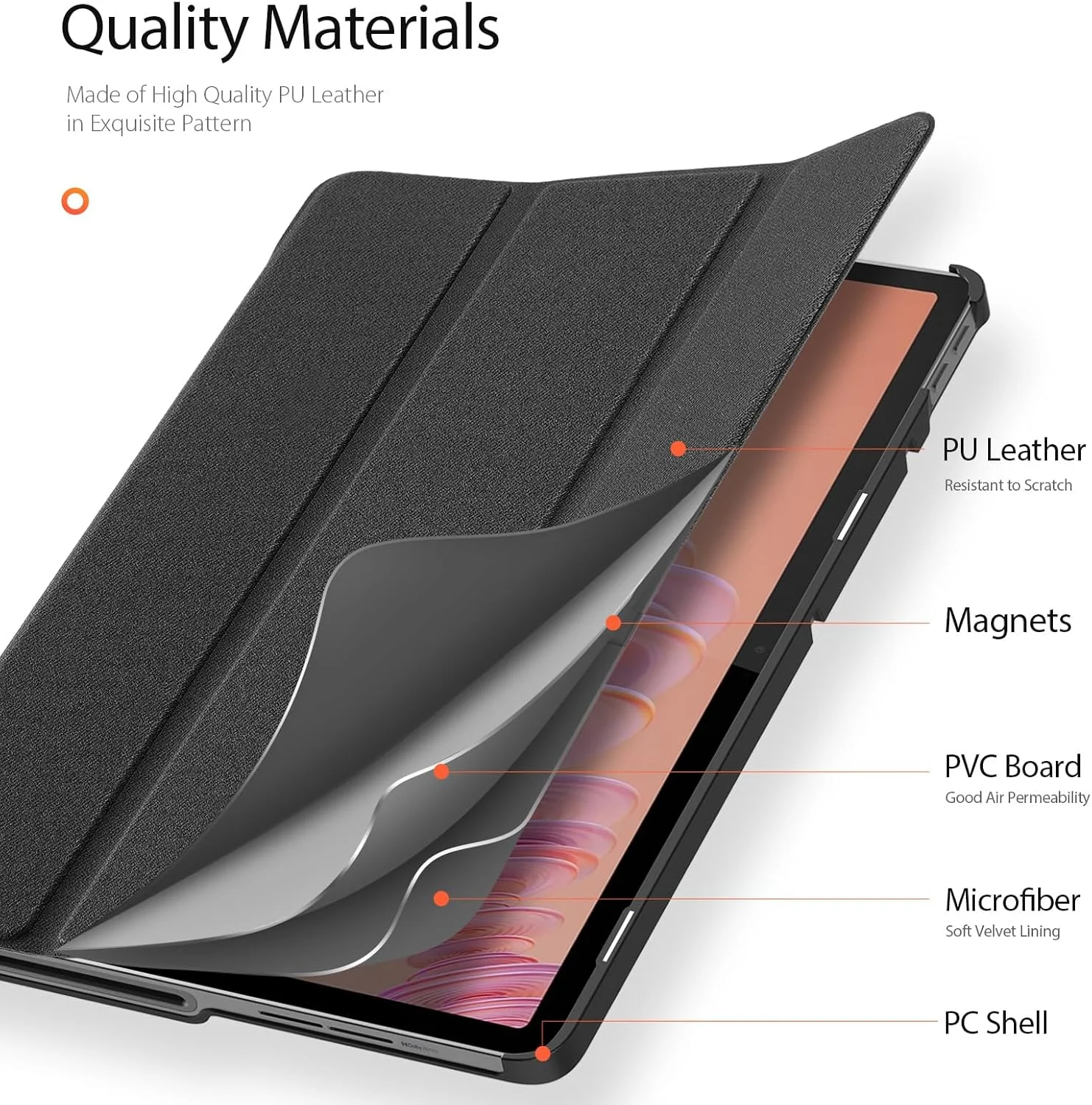 کاور محافظ تبلت لنوو تب پلاس 11.5 اینچ 2024، کاور باریک و مغناطیسی محافظ PC مدل DUX DUCIS برای تبلت تب پلاس 11.5 اینچ، کاور محافظ چند زاویه ای (مشکی) کاور محافظ تبلت لنوو تب پلاس 11.5 اینچ 2024، کاور باریک و مغناطیسی محافظ PC مدل DUX DUCIS برای تبلت تب پلاس 11.5 اینچ، کاور محافظ چند زاویه ای (مشکی)