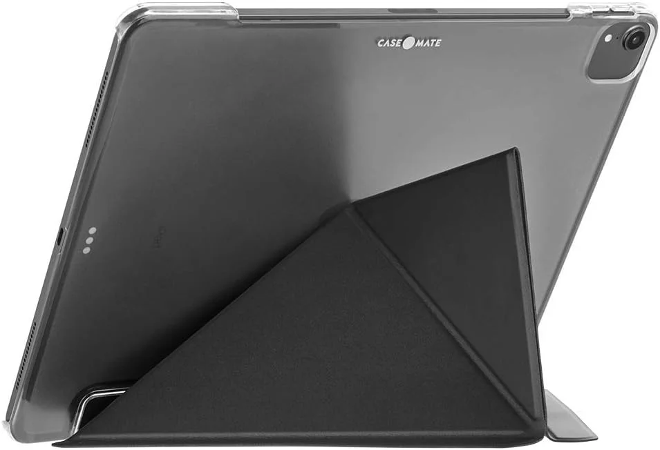 کاور محافظ تبلت Case-Mate Multi-Stand Folio سازگار با آیپد 10.2 اینچی اپل (2021-2019) / آیپد نسل 9 [ضد خش، ضد ضربه، استند 3 در 1] - مشکی