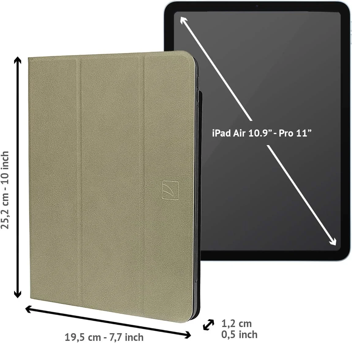 کاور محافظ تبلت توکانو Premio مناسب برای آیپد ایر 10.9 اینچ (2020) و آیپد پرو 11 اینچ (2021) رنگ سبز ارتشی | کاور آیپد با روکش چرم PU به همراه جایگاه قلم اپل و عملکرد روشن/خاموش - IPD109PRE-VM کاور محافظ تبلت توکانو Premio مناسب برای آیپد ایر 10.9 اینچ (2020) و آیپد پرو 11 اینچ (2021) رنگ سبز ارتشی | کاور آیپد با روکش چرم PU به همراه جایگاه قلم اپل و عملکرد روشن/خاموش - IPD109PRE-VM