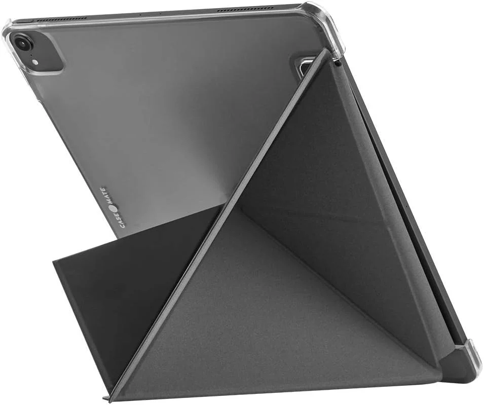 کاور محافظ تبلت Case-Mate Multi-Stand Folio سازگار با آیپد 10.2 اینچی اپل (2021-2019) / آیپد نسل 9 [ضد خش، ضد ضربه، استند 3 در 1] - مشکی