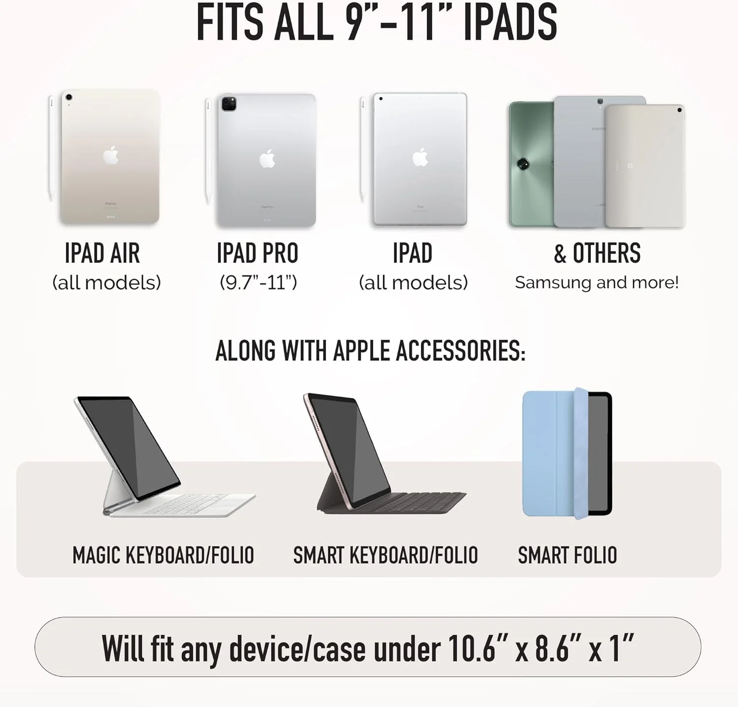 کیف پفی آیپد VANDEL مناسب تبلتهای 9 تا 11 اینچی، کیف بژ رنگ برای خانمها و آقایان، کیف هوای فانتزی تبلت 11، کیف تبلت 10، کیف مسافرتی Pro، 1. رنگ ماسهای کیف پفی آیپد VANDEL مناسب تبلتهای 9 تا 11 اینچی، کیف بژ رنگ برای خانمها و آقایان، کیف هوای فانتزی تبلت 11، کیف تبلت 10، کیف مسافرتی Pro، 1. رنگ ماسهای
