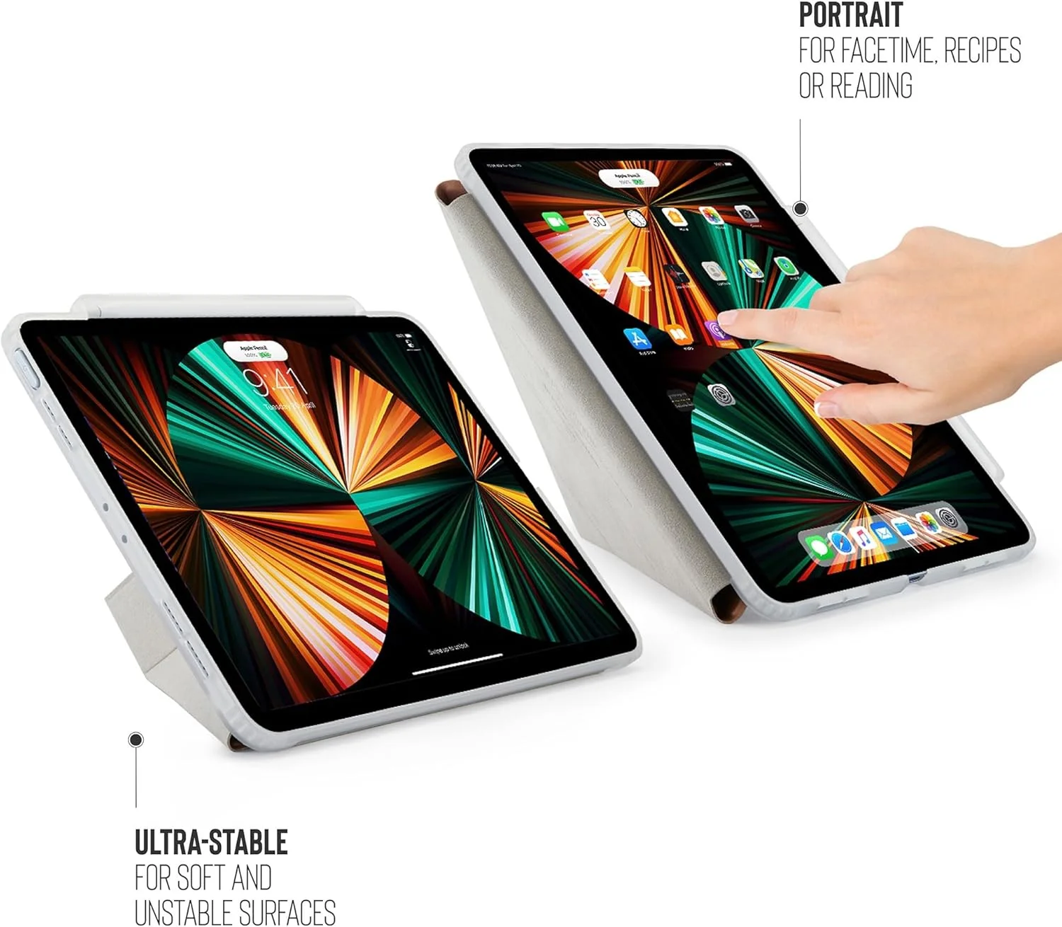 کیف تبلت پیپتو اوریگامی مدل No. 3 Pencil Folio مناسب برای آیپد پرو 12.9 اینچی اپل (مدل های 2022/2021/2020/2018)، رزگلد کیف تبلت پیپتو اوریگامی مدل No. 3 Pencil Folio مناسب برای آیپد پرو 12.9 اینچی اپل (مدل های 2022/2021/2020/2018)، رزگلد