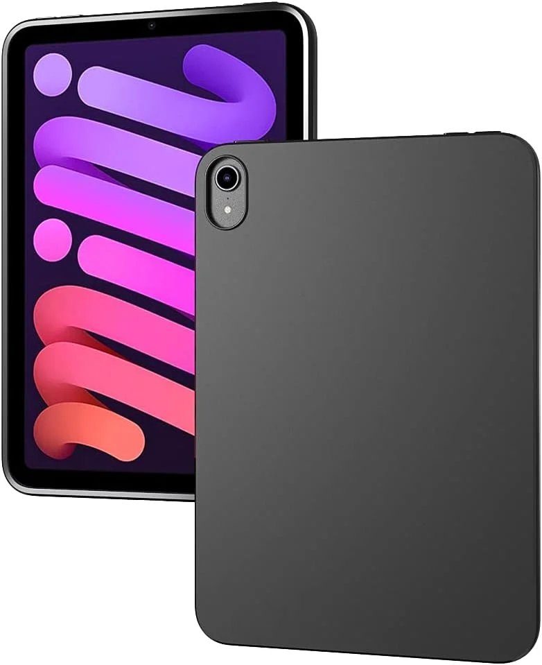 کاور محافظ سیلیکونی نرم و باریک PUXICU برای آیپد مینی 6 مدل 2021، طراحی مات TPU رابر، مناسب برای تبلت اپل آیپد مینی نسل ششم - مشکی کاور محافظ سیلیکونی نرم و باریک PUXICU برای آیپد مینی 6 مدل 2021، طراحی مات TPU رابر، مناسب برای تبلت اپل آیپد مینی نسل ششم - مشکی