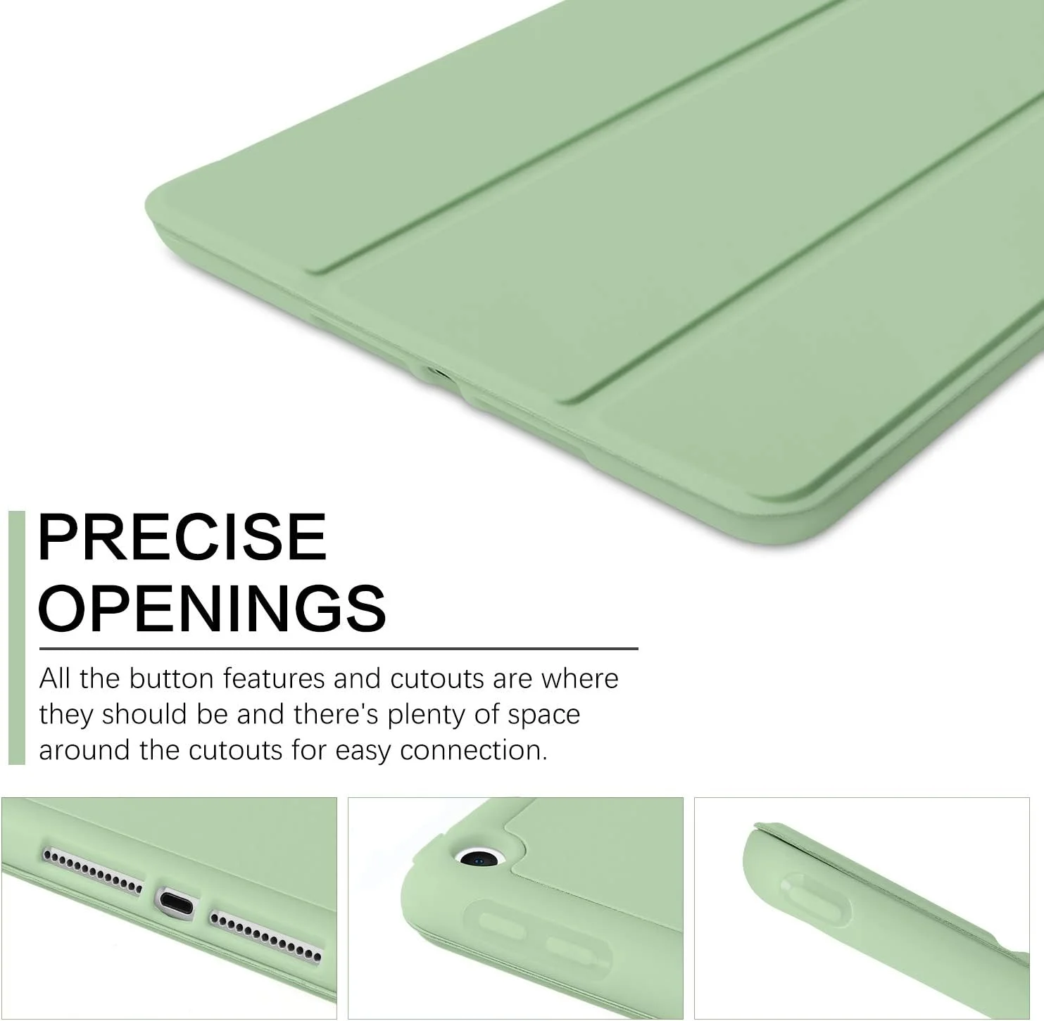 کیف آیپد نسل ششم BENTOBEN، کیف آیپد نسل پنجم با نگهدارنده مداد، کیف محافظ تبلت تاشو و هوشمند با قابلیت بیدار/خواب خودکار، مناسب برای اپل آیپد 9.7 اینچی 2018/2017، رنگ ماچا کیف آیپد نسل ششم BENTOBEN، کیف آیپد نسل پنجم با نگهدارنده مداد، کیف محافظ تبلت تاشو و هوشمند با قابلیت بیدار/خواب خودکار، مناسب برای اپل آیپد 9.7 اینچی 2018/2017، رنگ ماچا