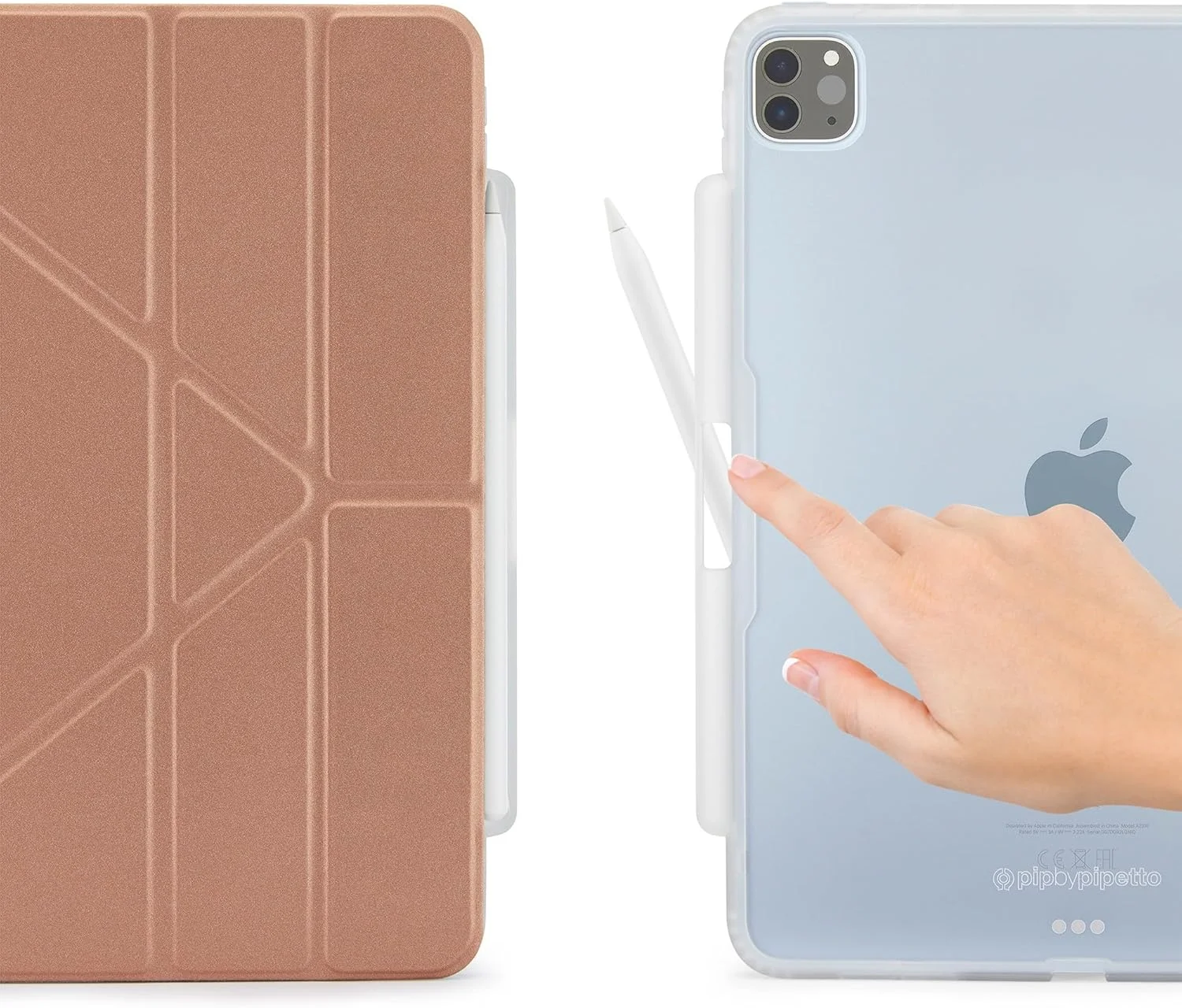 کیف تبلت پیپتو اوریگامی مدل No. 3 Pencil Folio مناسب برای آیپد پرو 12.9 اینچی اپل (مدل های 2022/2021/2020/2018)، رزگلد کیف تبلت پیپتو اوریگامی مدل No. 3 Pencil Folio مناسب برای آیپد پرو 12.9 اینچی اپل (مدل های 2022/2021/2020/2018)، رزگلد