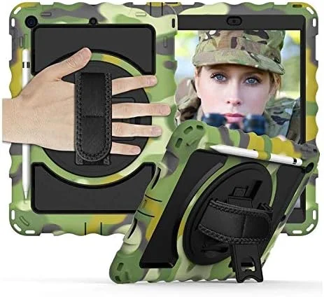 کاور تبلت ضد ضربه آیپد ShopAmaze، سیلیکونی محافظ سنگین با بند دستی و استند برای اپل آیپد 10.2 (سبز) کاور تبلت ضد ضربه آیپد ShopAmaze، سیلیکونی محافظ سنگین با بند دستی و استند برای اپل آیپد 10.2 (سبز)