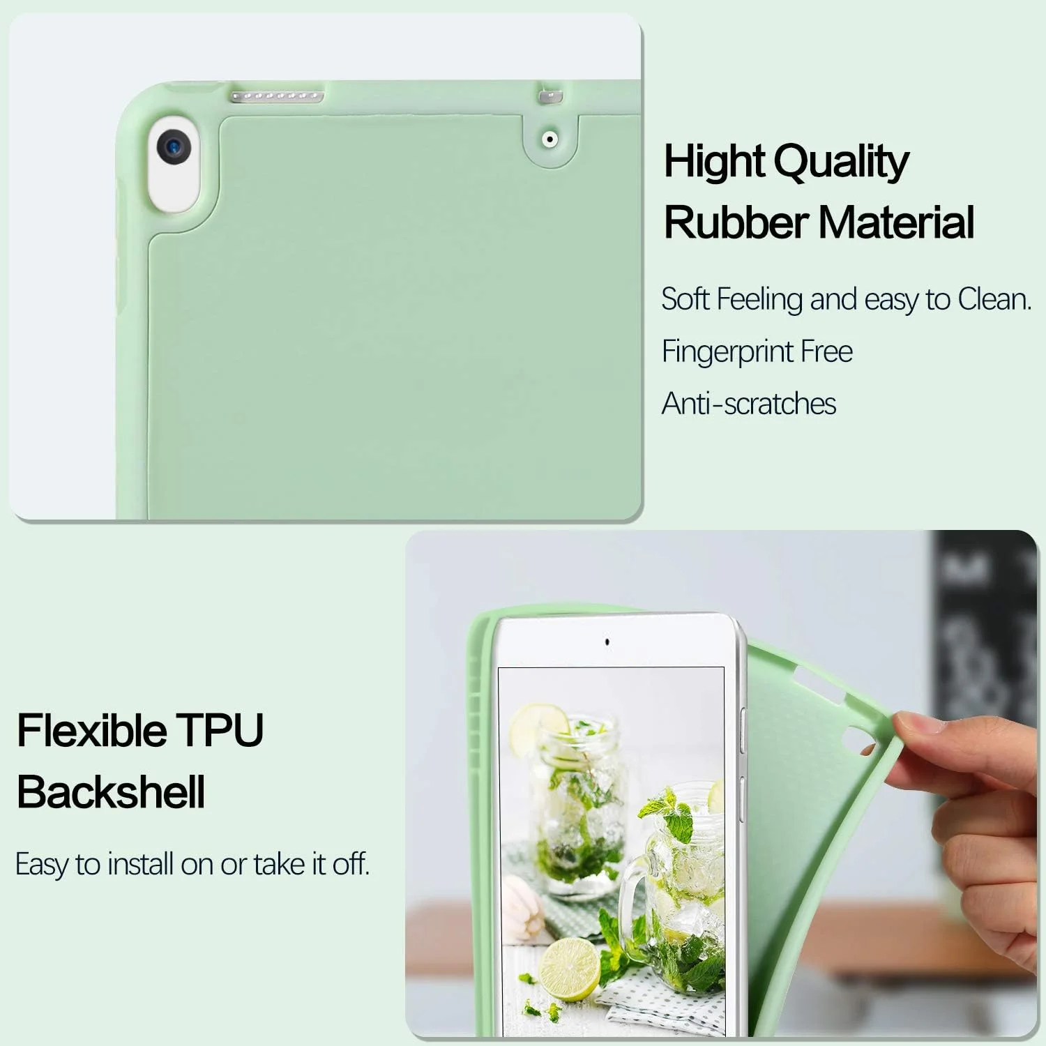 کیف BENTOBEN برای آیپد ایر 10.5 اینچی (نسل سوم) 2019 / آیپد پرو 10.5 اینچی 2017 با نگهدارنده قلم، کیف محافظ تبلت ممتاز، پوشش هوشمند پشتی TPU نرم و باریک با قابلیت خواب/بیداری خودکار برای اپل آیپد ایر 3 10.5، سبز کیف BENTOBEN برای آیپد ایر 10.5 اینچی (نسل سوم) 2019 / آیپد پرو 10.5 اینچی 2017 با نگهدارنده قلم، کیف محافظ تبلت ممتاز، پوشش هوشمند پشتی TPU نرم و باریک با قابلیت خواب/بیداری خودکار برای اپل آیپد ایر 3 10.5، سبز
