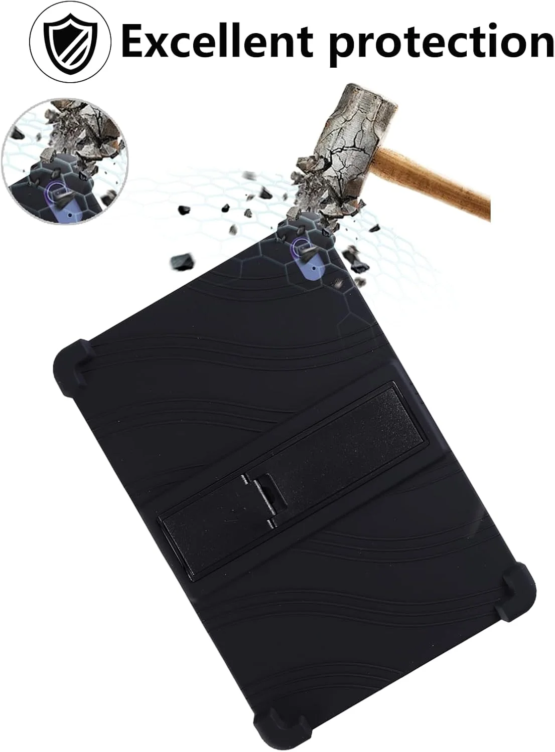 Protective Cover Case For Apple 2025 iPad A16 Tablet 11Inch Tablets –Shockproof Silicone Cover,Slim and Durable Case,WaterProof,Anti-Scratch,Black Protective Cover Case For Apple 2025 iPad A16 Tablet 11Inch Tablets –Shockproof Silicone Cover,Slim and Durable Case,WaterProof,Anti-Scratch,Black