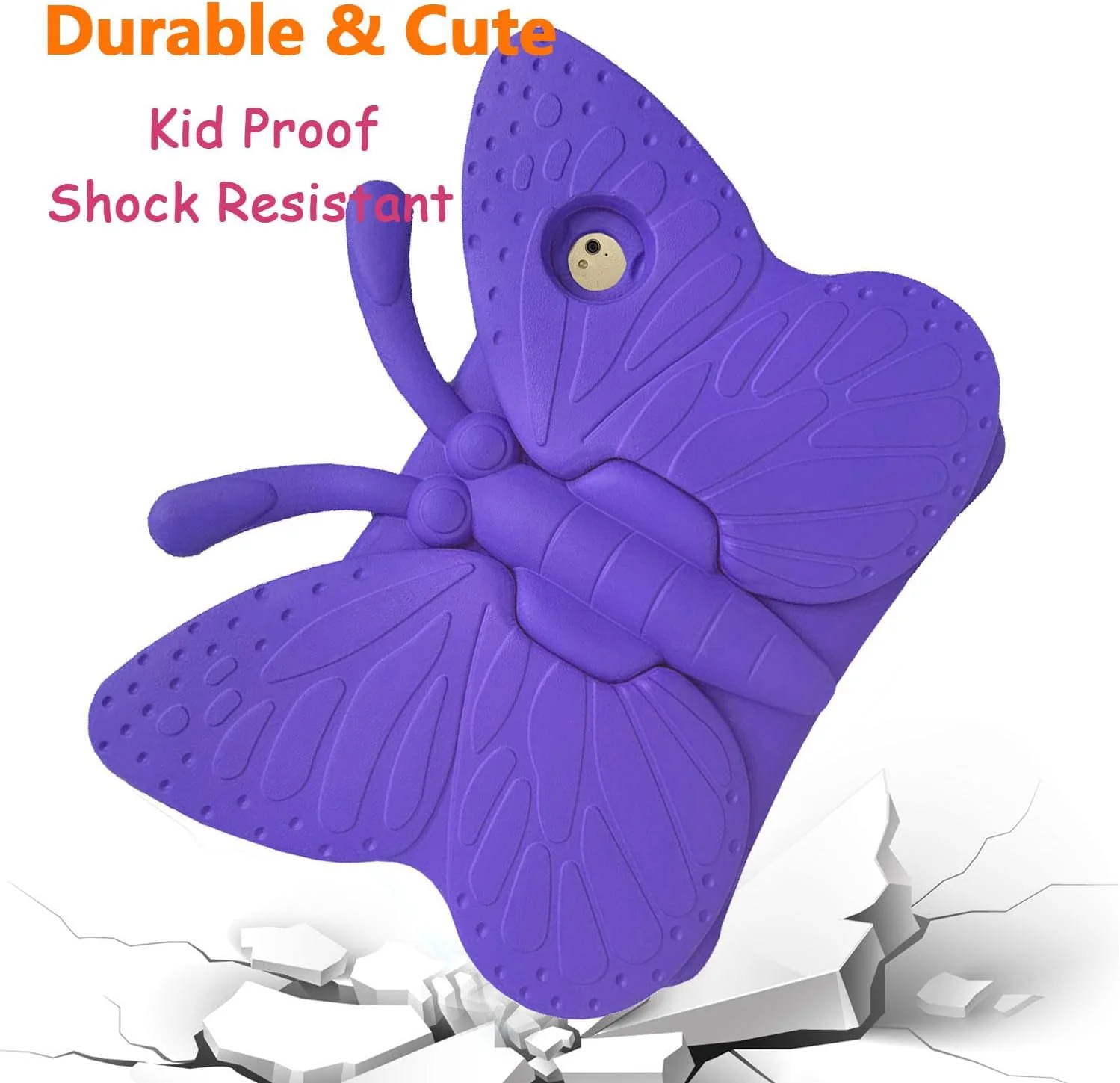 کیف آیپد نسل ششم AWH Tading برای کودکان، کیف آیپد 9.7 اینچی، پوشش محافظ تبلت فوم EVA سبک وزن مقاوم در برابر ضربه با پایه نگهدارنده برای اپل آیپد ایر/ایر 2 آیپد 9.7 2017/2018 - پروانه زیبا، بنفش کیف آیپد نسل ششم AWH Tading برای کودکان، کیف آیپد 9.7 اینچی، پوشش محافظ تبلت فوم EVA سبک وزن مقاوم در برابر ضربه با پایه نگهدارنده برای اپل آیپد ایر/ایر 2 آیپد 9.7 2017/2018 - پروانه زیبا، بنفش