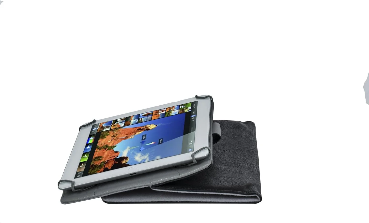 کیف تبلت یونیورسال ریواکیس 3017، شیک و محافظ، رنگ مشکی کیف تبلت یونیورسال ریواکیس 3017، شیک و محافظ، رنگ مشکی