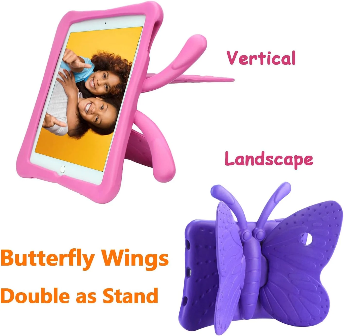 کیف آیپد نسل ششم AWH Tading برای کودکان، کیف آیپد 9.7 اینچی، پوشش محافظ تبلت فوم EVA سبک وزن مقاوم در برابر ضربه با پایه نگهدارنده برای اپل آیپد ایر/ایر 2 آیپد 9.7 2017/2018 - پروانه زیبا، بنفش کیف آیپد نسل ششم AWH Tading برای کودکان، کیف آیپد 9.7 اینچی، پوشش محافظ تبلت فوم EVA سبک وزن مقاوم در برابر ضربه با پایه نگهدارنده برای اپل آیپد ایر/ایر 2 آیپد 9.7 2017/2018 - پروانه زیبا، بنفش