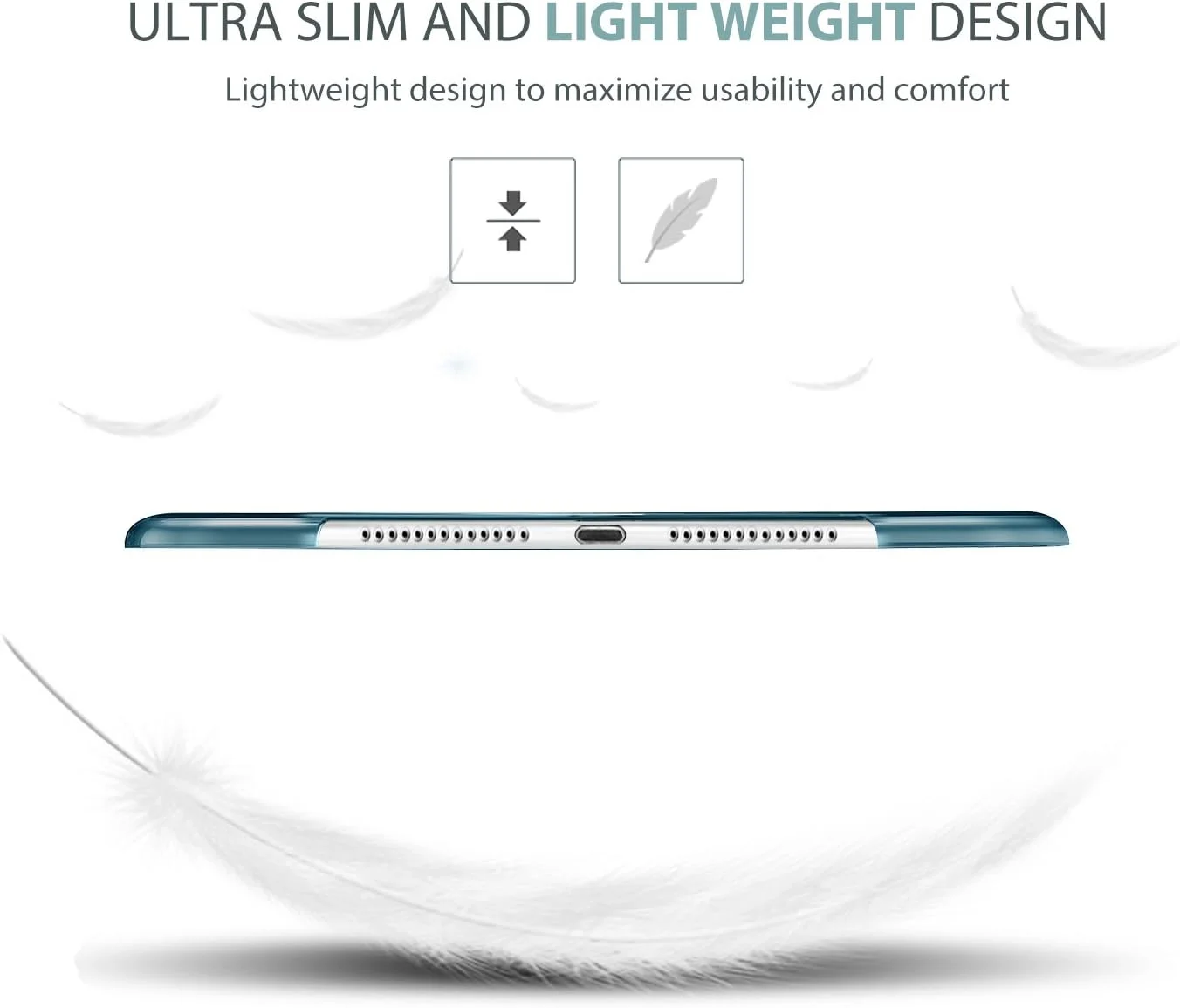 کاور آیپد مینی 4 پروکیس - کاور استند فوق العاده باریک و سبک با پشت مات نیمه شفاف و روکش هوشمند برای آیپد مینی 4 اپل (نسل چهارم آیپد مینی، مینی 4) - آبی فیروزه ای کاور آیپد مینی 4 پروکیس - کاور استند فوق العاده باریک و سبک با پشت مات نیمه شفاف و روکش هوشمند برای آیپد مینی 4 اپل (نسل چهارم آیپد مینی، مینی 4) - آبی فیروزه ای