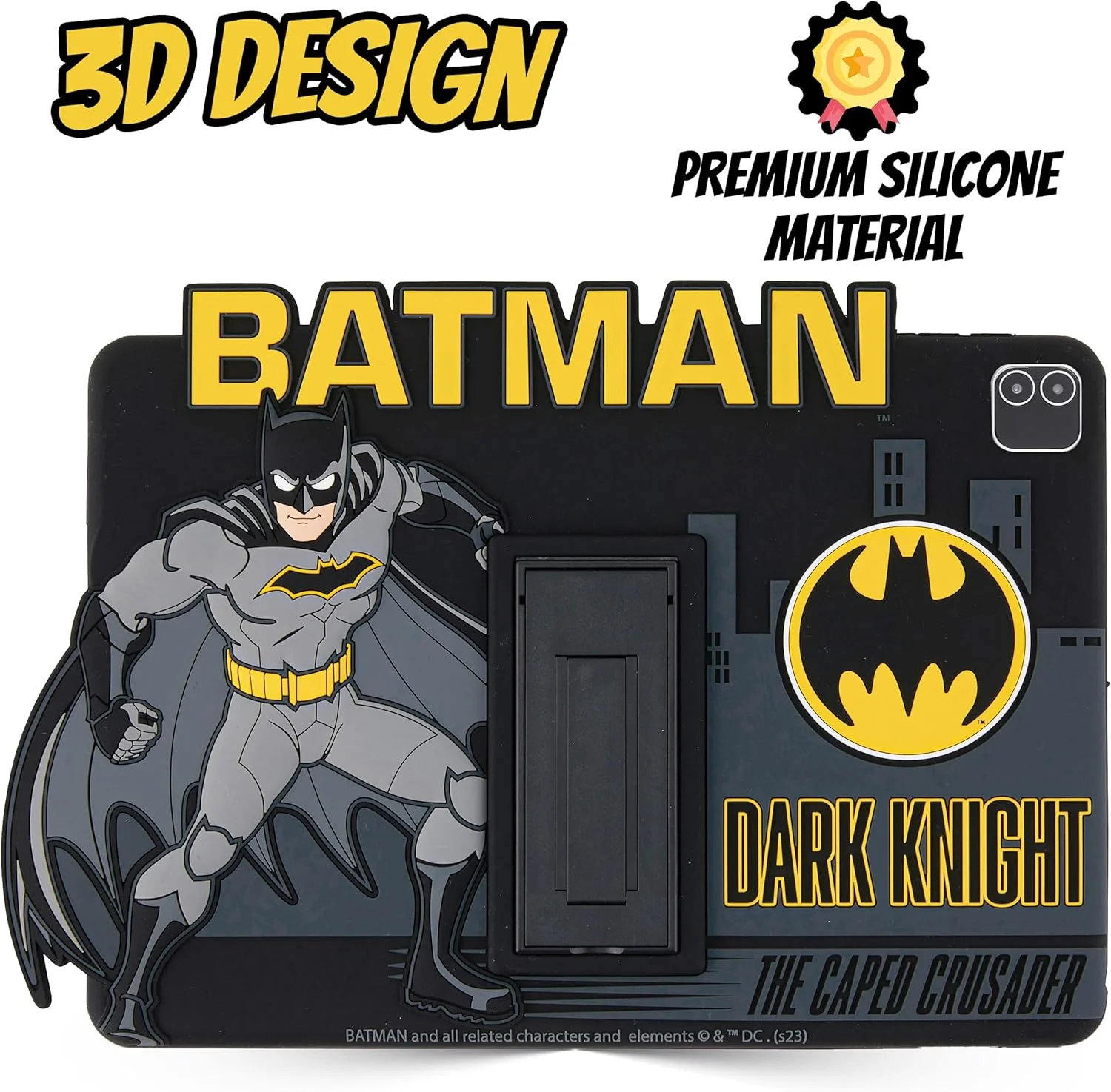 قاب بتمن برای آیپد کودکان، قاب آیپد نسل نهم، قاب آیپد نسل هشتم، قاب آیپد نسل هفتم برای کودکان، قاب آیپد 10.2 اینچی 2021/2020/2019، کاور تبلت با پایه، محافظ سیلیکونی ضد ضربه قاب بتمن برای آیپد کودکان، قاب آیپد نسل نهم، قاب آیپد نسل هشتم، قاب آیپد نسل هفتم برای کودکان، قاب آیپد 10.2 اینچی 2021/2020/2019، کاور تبلت با پایه، محافظ سیلیکونی ضد ضربه