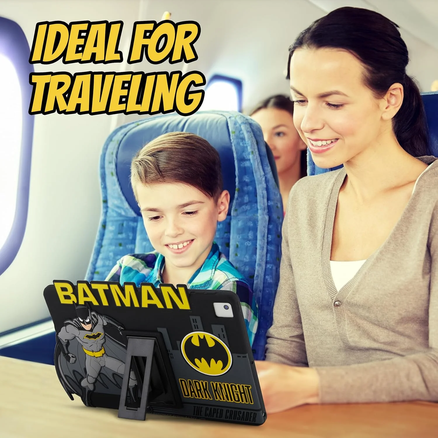 قاب بتمن برای آیپد کودکان، قاب آیپد نسل نهم، قاب آیپد نسل هشتم، قاب آیپد نسل هفتم برای کودکان، قاب آیپد 10.2 اینچی 2021/2020/2019، کاور تبلت با پایه، محافظ سیلیکونی ضد ضربه قاب بتمن برای آیپد کودکان، قاب آیپد نسل نهم، قاب آیپد نسل هشتم، قاب آیپد نسل هفتم برای کودکان، قاب آیپد 10.2 اینچی 2021/2020/2019، کاور تبلت با پایه، محافظ سیلیکونی ضد ضربه