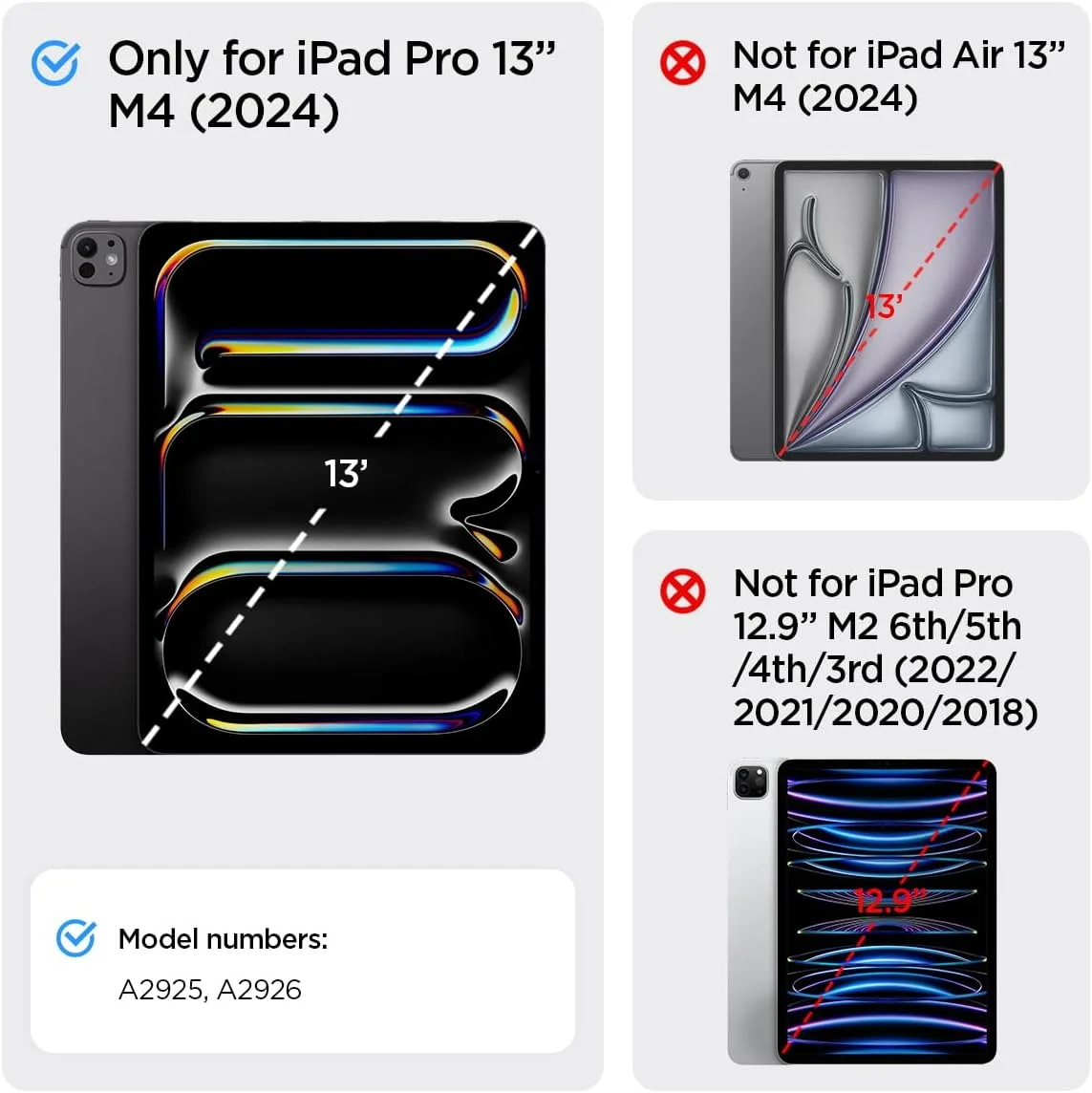 کاور محافظ آیپد پرو ۱۳ اینچ Spigen Air Skin Pro مدل (2024) M4 با پوشش مغناطیسی جداشدنی، پشت شفاف و جای قلم - مشکی کاور محافظ آیپد پرو ۱۳ اینچ Spigen Air Skin Pro مدل (2024) M4 با پوشش مغناطیسی جداشدنی، پشت شفاف و جای قلم - مشکی