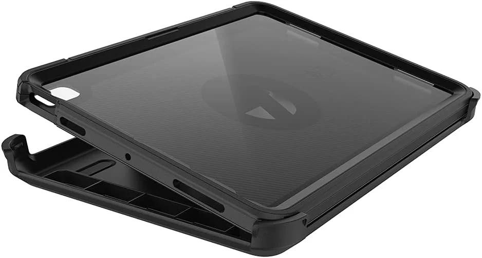 محافظ ضد ضربه OtterBox Defender مناسب برای آیپد ایر 10.9 اینچی (نسل 4 سال 2020 / نسل 5 سال 2022)، مقاوم در برابر شوک، محافظ فوق العاده مقاوم با محافظ صفحه نمایش داخلی، تست شده 2 برابر استاندارد نظامی، مشکی محافظ ضد ضربه OtterBox Defender مناسب برای آیپد ایر 10.9 اینچی (نسل 4 سال 2020 / نسل 5 سال 2022)، مقاوم در برابر شوک، محافظ فوق العاده مقاوم با محافظ صفحه نمایش داخلی، تست شده 2 برابر استاندارد نظامی، مشکی