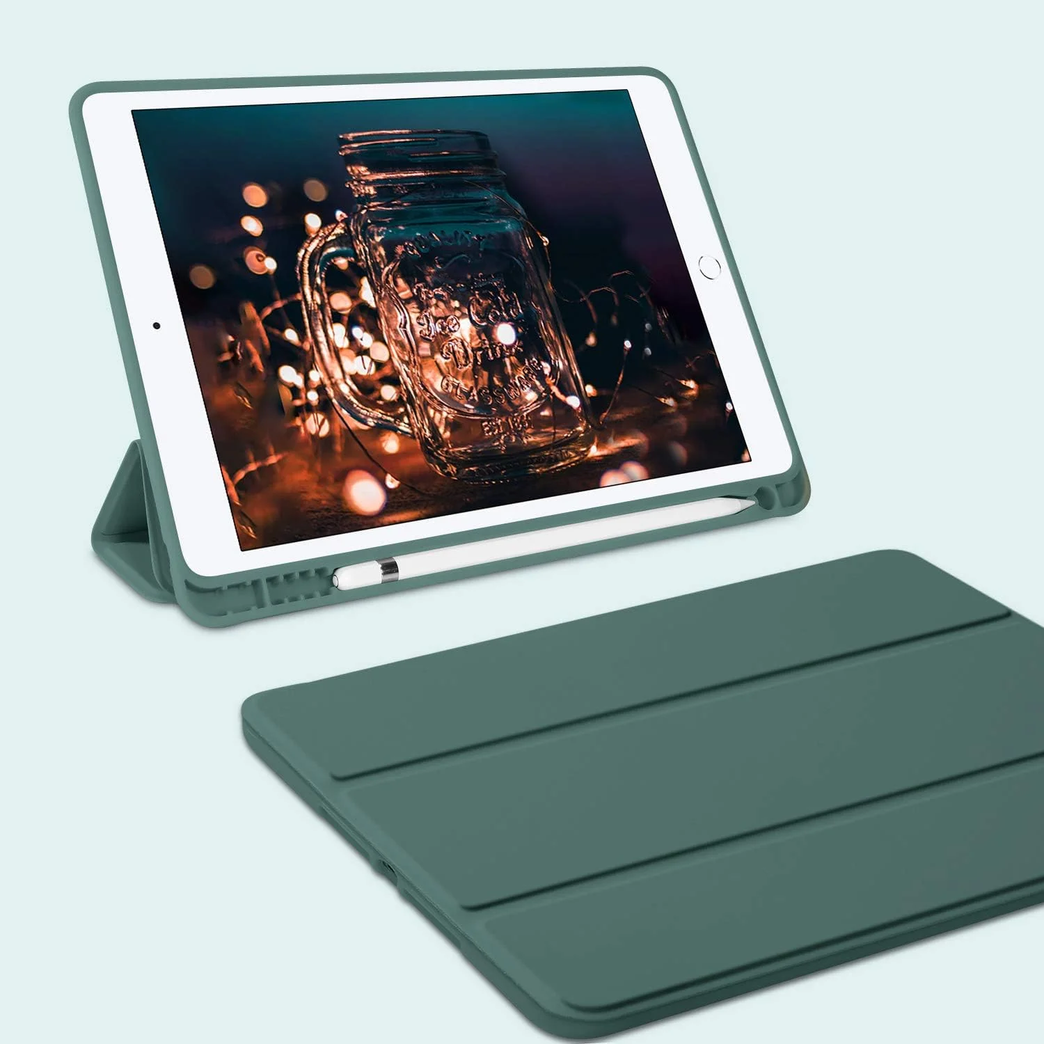 کیف BENTOBEN برای آیپد ایر 10.5 اینچی (نسل سوم) 2019 / آیپد پرو 10.5 اینچی 2017 با نگهدارنده قلم، کیف محافظ تبلت ممتاز باریک با پشت TPU نرم، پوشش هوشمند با قابلیت خواب/بیدار خودکار برای اپل آیپد ایر 3، سبز تیره کیف BENTOBEN برای آیپد ایر 10.5 اینچی (نسل سوم) 2019 / آیپد پرو 10.5 اینچی 2017 با نگهدارنده قلم، کیف محافظ تبلت ممتاز باریک با پشت TPU نرم، پوشش هوشمند با قابلیت خواب/بیدار خودکار برای اپل آیپد ایر 3، سبز تیره