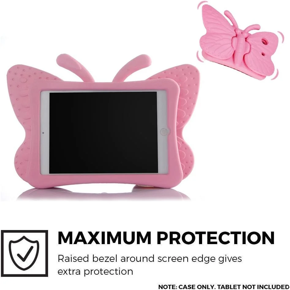 کاور آیپد مینی AWH مناسب کودکان، طراحی پروانه ای سبک و زیبا، ضد ضربه، ساخته شده از فوم نرم EVA، محافظ تبلت برای اپل آیپد مینی 1/2/3/4 - صورتی کاور آیپد مینی AWH مناسب کودکان، طراحی پروانه ای سبک و زیبا، ضد ضربه، ساخته شده از فوم نرم EVA، محافظ تبلت برای اپل آیپد مینی 1/2/3/4 - صورتی