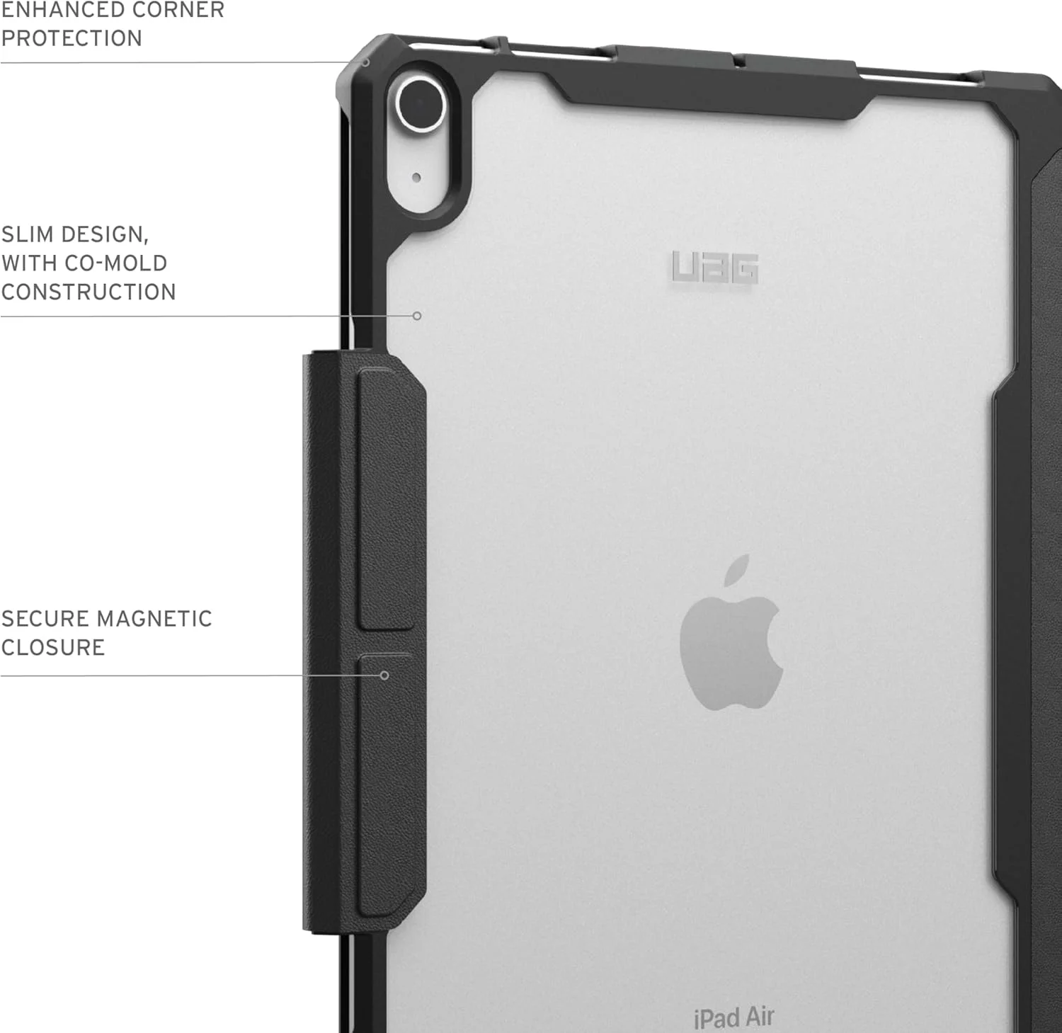 کاور محافظ تبلت آیپد ایر 11 اینچ Urban Armor Gear UAG Essential Armor (مناسب مدل 2024) M2، با نگهدارنده قلم و استند قابل تنظیم چند زاویه - مشکی کاور محافظ تبلت آیپد ایر 11 اینچ Urban Armor Gear UAG Essential Armor (مناسب مدل 2024) M2، با نگهدارنده قلم و استند قابل تنظیم چند زاویه - مشکی