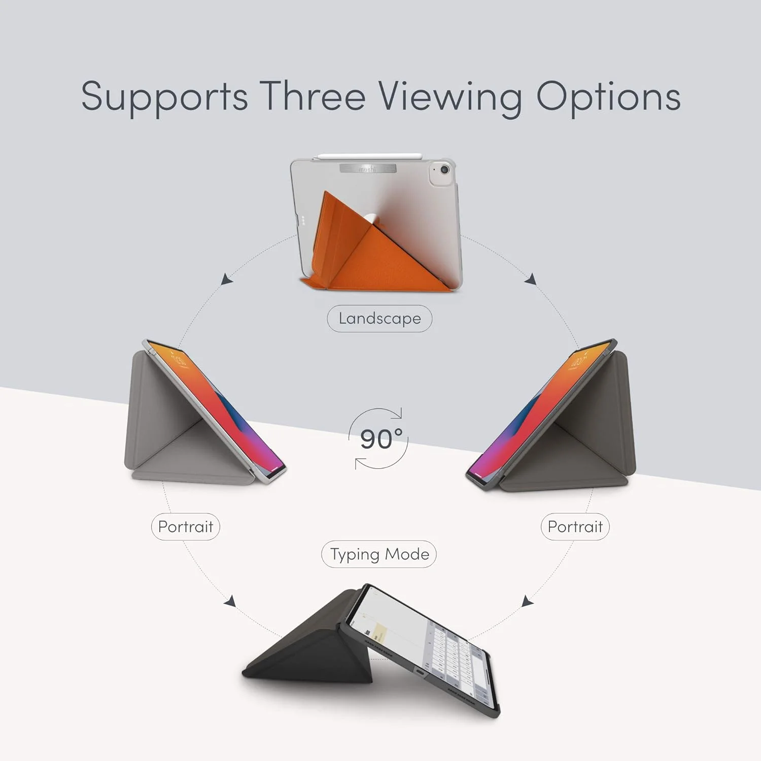 کاور اوریگامی Moshi VersaCover مناسب آیپد پرو 11 (20212018) و آیپد ایر 4 10.9 (2020) (مشکی ذغالی) کاور اوریگامی Moshi VersaCover مناسب آیپد پرو 11 (20212018) و آیپد ایر 4 10.9 (2020) (مشکی ذغالی)