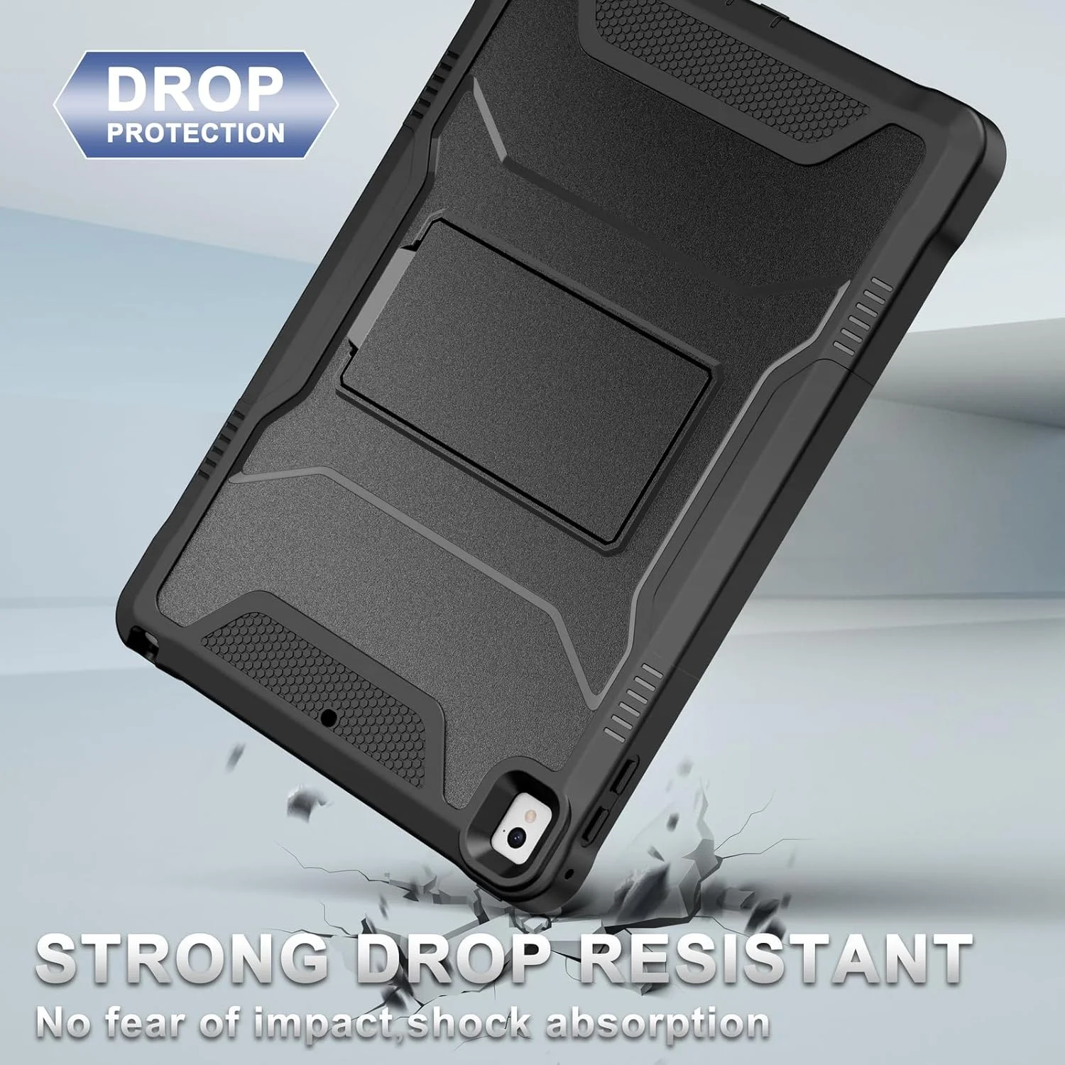 کاور محافظتی Soke مناسب برای آیپد نسل ششم/پنجم 9.7 اینچی 2018/2017، دارای محافظ صفحه نمایش داخلی و پایه، کاور محافظتی سنگین و مقاوم برای Apple iPad Air 2 / Pro 9.7 - مشکی کاور محافظتی Soke مناسب برای آیپد نسل ششم/پنجم 9.7 اینچی 2018/2017، دارای محافظ صفحه نمایش داخلی و پایه، کاور محافظتی سنگین و مقاوم برای Apple iPad Air 2 / Pro 9.7 - مشکی