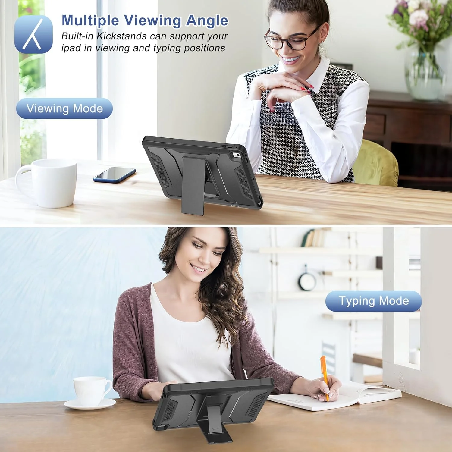 کاور محافظتی Soke مناسب برای آیپد نسل ششم/پنجم 9.7 اینچی 2018/2017، دارای محافظ صفحه نمایش داخلی و پایه، کاور محافظتی سنگین و مقاوم برای Apple iPad Air 2 / Pro 9.7 - مشکی کاور محافظتی Soke مناسب برای آیپد نسل ششم/پنجم 9.7 اینچی 2018/2017، دارای محافظ صفحه نمایش داخلی و پایه، کاور محافظتی سنگین و مقاوم برای Apple iPad Air 2 / Pro 9.7 - مشکی