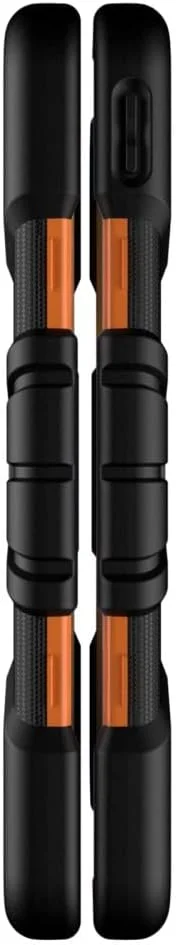 کاور محافظ تبلت یونیکیس مناسب برای آیپد ایر 11 اینچ 2024 M2 / ایر نسل 5 / 4 با استند، ساخته شده از PC + سیلیکون ضد ضربه به همراه جای قلم استایلوس - مشکی + نارنجی کاور محافظ تبلت یونیکیس مناسب برای آیپد ایر 11 اینچ 2024 M2 / ایر نسل 5 / 4 با استند، ساخته شده از PC + سیلیکون ضد ضربه به همراه جای قلم استایلوس - مشکی + نارنجی