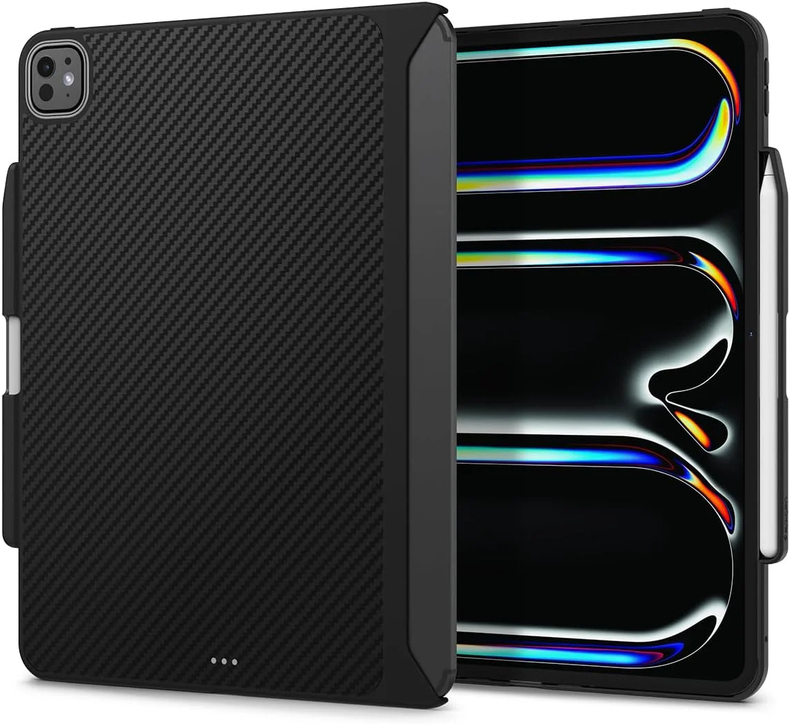 کاور محافظ اسپایگن Enzo Aramid سازگار با آیپد پرو ۱۳ اینچ نسل هفتم M4 (2024) - مشکی کاور محافظ اسپایگن Enzo Aramid سازگار با آیپد پرو ۱۳ اینچ نسل هفتم M4 (2024) - مشکی