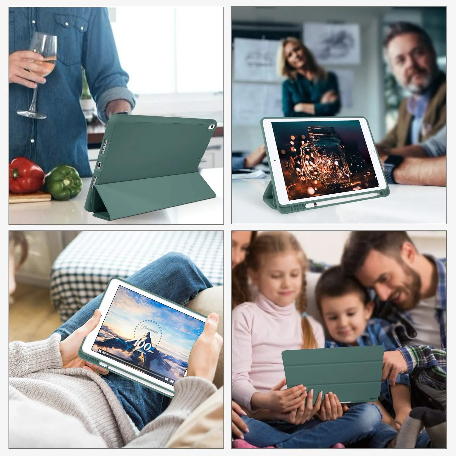 کیف BENTOBEN برای آیپد ایر 10.5 اینچی (نسل سوم) 2019 / آیپد پرو 10.5 اینچی 2017 با نگهدارنده قلم، کیف محافظ تبلت ممتاز باریک با پشت TPU نرم، پوشش هوشمند با قابلیت خواب/بیدار خودکار برای اپل آیپد ایر 3، سبز تیره کیف BENTOBEN برای آیپد ایر 10.5 اینچی (نسل سوم) 2019 / آیپد پرو 10.5 اینچی 2017 با نگهدارنده قلم، کیف محافظ تبلت ممتاز باریک با پشت TPU نرم، پوشش هوشمند با قابلیت خواب/بیدار خودکار برای اپل آیپد ایر 3، سبز تیره