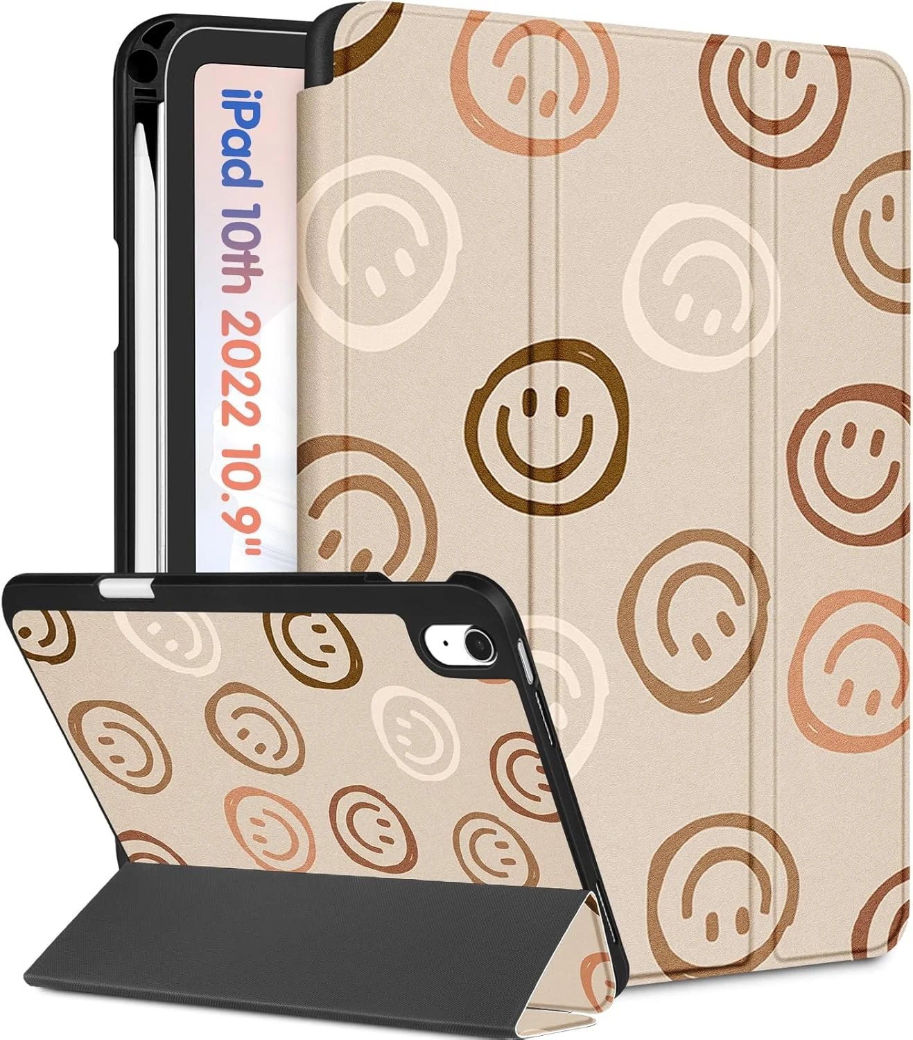 کاور تبلت Wazzasoft مناسب برای آیپد A16 مدل 2025 - کاور آیپد نسل 10، طرح فانتزی دخترانه، مناسب کودکان، نوجوانان، طراحی لبخند، دارای جای قلم، قابلیت خواب/بیدار شدن خودکار، مناسب برای آیپد 11/10 اینچی کاور تبلت Wazzasoft مناسب برای آیپد A16 مدل 2025 - کاور آیپد نسل 10، طرح فانتزی دخترانه، مناسب کودکان، نوجوانان، طراحی لبخند، دارای جای قلم، قابلیت خواب/بیدار شدن خودکار، مناسب برای آیپد 11/10 اینچی