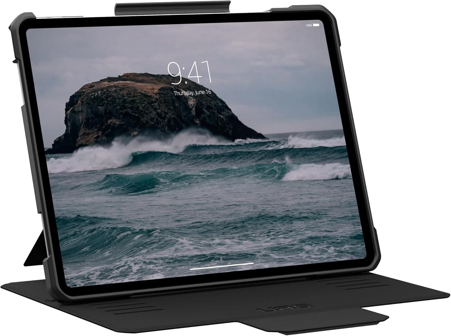 کاور محافظ تبلت آیپد ایر ۱۳ اینچ Urban Armor Gear UAG Metropolis SE (مدل ۲۰۲۴) M2 به همراه جای قلم و استند قابل تنظیم چند زاویه - مشکی کاور محافظ تبلت آیپد ایر ۱۳ اینچ Urban Armor Gear UAG Metropolis SE (مدل ۲۰۲۴) M2 به همراه جای قلم و استند قابل تنظیم چند زاویه - مشکی