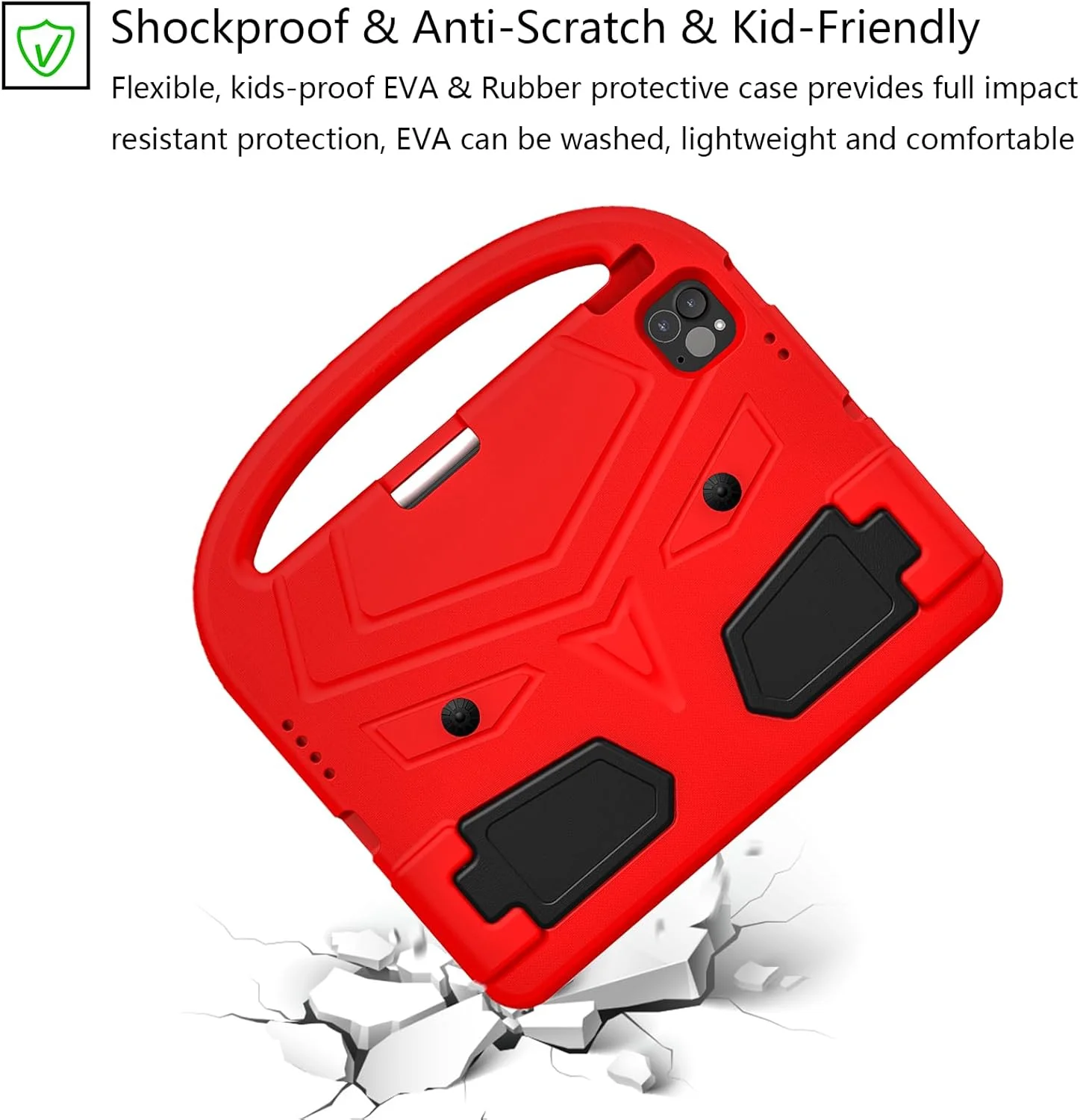 کیف کودکانه UUcovers مناسب برای آیپد ایر 11 اینچی M3 (2025) / M2 (2024) با جای قلم/دسته/پایه، سبک وزن، فوم EVA نرم، ضد ضربه، روکش تبلت پایه دار برای آیپد ایر 11 اینچی M3/M2، پرنده قرمز کیف کودکانه UUcovers مناسب برای آیپد ایر 11 اینچی M3 (2025) / M2 (2024) با جای قلم/دسته/پایه، سبک وزن، فوم EVA نرم، ضد ضربه، روکش تبلت پایه دار برای آیپد ایر 11 اینچی M3/M2، پرنده قرمز