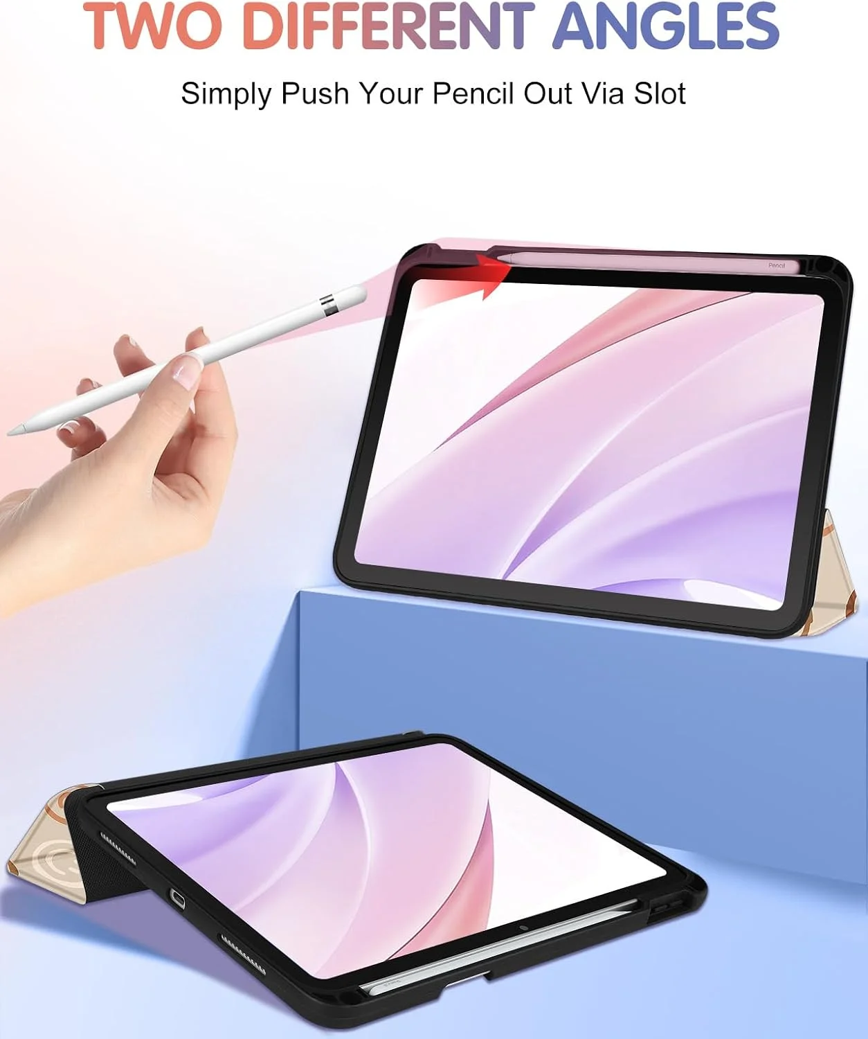 کاور تبلت Wazzasoft مناسب برای آیپد A16 مدل 2025 - کاور آیپد نسل 10، طرح فانتزی دخترانه، مناسب کودکان، نوجوانان، طراحی لبخند، دارای جای قلم، قابلیت خواب/بیدار شدن خودکار، مناسب برای آیپد 11/10 اینچی کاور تبلت Wazzasoft مناسب برای آیپد A16 مدل 2025 - کاور آیپد نسل 10، طرح فانتزی دخترانه، مناسب کودکان، نوجوانان، طراحی لبخند، دارای جای قلم، قابلیت خواب/بیدار شدن خودکار، مناسب برای آیپد 11/10 اینچی