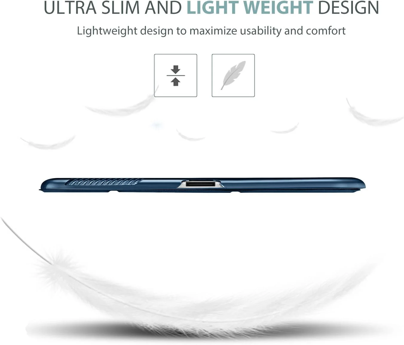 کاور پروکیس آیپد 2، 3، 4 (مدل قدیمی) – کاور استند فوق العاده باریک و سبک با پشت مات نیمه شفاف و روکش هوشمند برای اپل آیپد 2 / آیپد 3 / آیپد 4 – سرمه ای کاور پروکیس آیپد 2، 3، 4 (مدل قدیمی) – کاور استند فوق العاده باریک و سبک با پشت مات نیمه شفاف و روکش هوشمند برای اپل آیپد 2 / آیپد 3 / آیپد 4 – سرمه ای