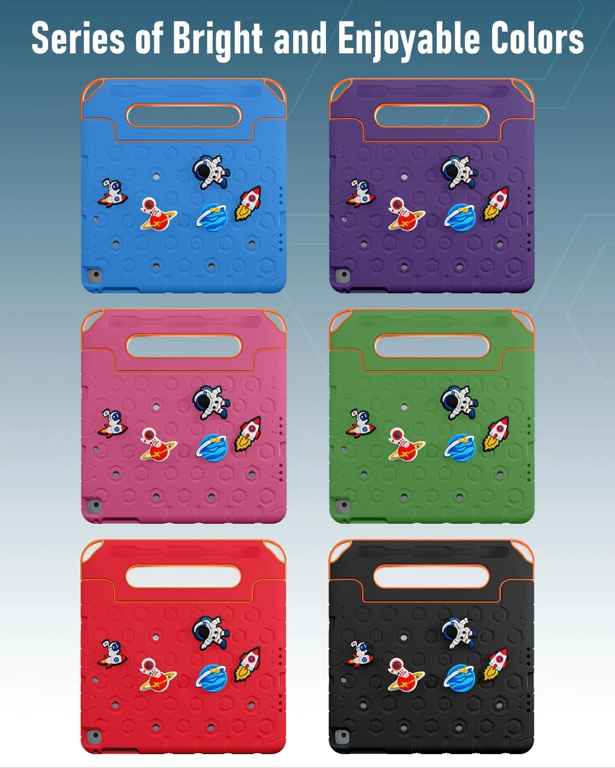 کاور محافظ کودکانه و مقاوم Moxedo از جنس EVA سیلیکونی، ضد ضربه با طرح کارتونی سه بعدی و جای مدادی، پایه و دسته سازگار با آیپد 9.7 اینچی اپل (سبز) کاور محافظ کودکانه و مقاوم Moxedo از جنس EVA سیلیکونی، ضد ضربه با طرح کارتونی سه بعدی و جای مدادی، پایه و دسته سازگار با آیپد 9.7 اینچی اپل (سبز)