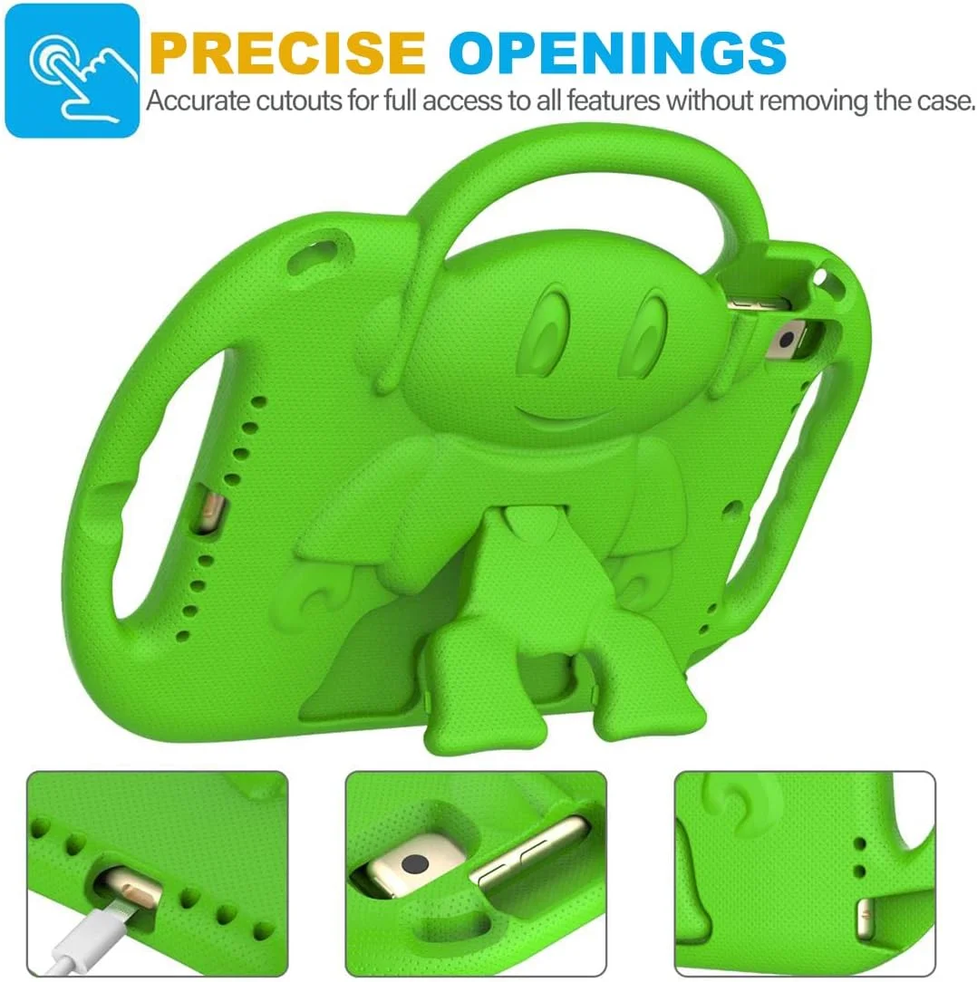 کیف محافظ کودکانه SUPLIK برای آیپد نسل 9/8/7 (10.2 اینچ، 2021/2020/2019)، کیف محافظ آیپد 10.2 اینچی با بند شانه ای، دسته و استند برای اپل آیپد نسل 7/8/9، سبز کیف محافظ کودکانه SUPLIK برای آیپد نسل 9/8/7 (10.2 اینچ، 2021/2020/2019)، کیف محافظ آیپد 10.2 اینچی با بند شانه ای، دسته و استند برای اپل آیپد نسل 7/8/9، سبز