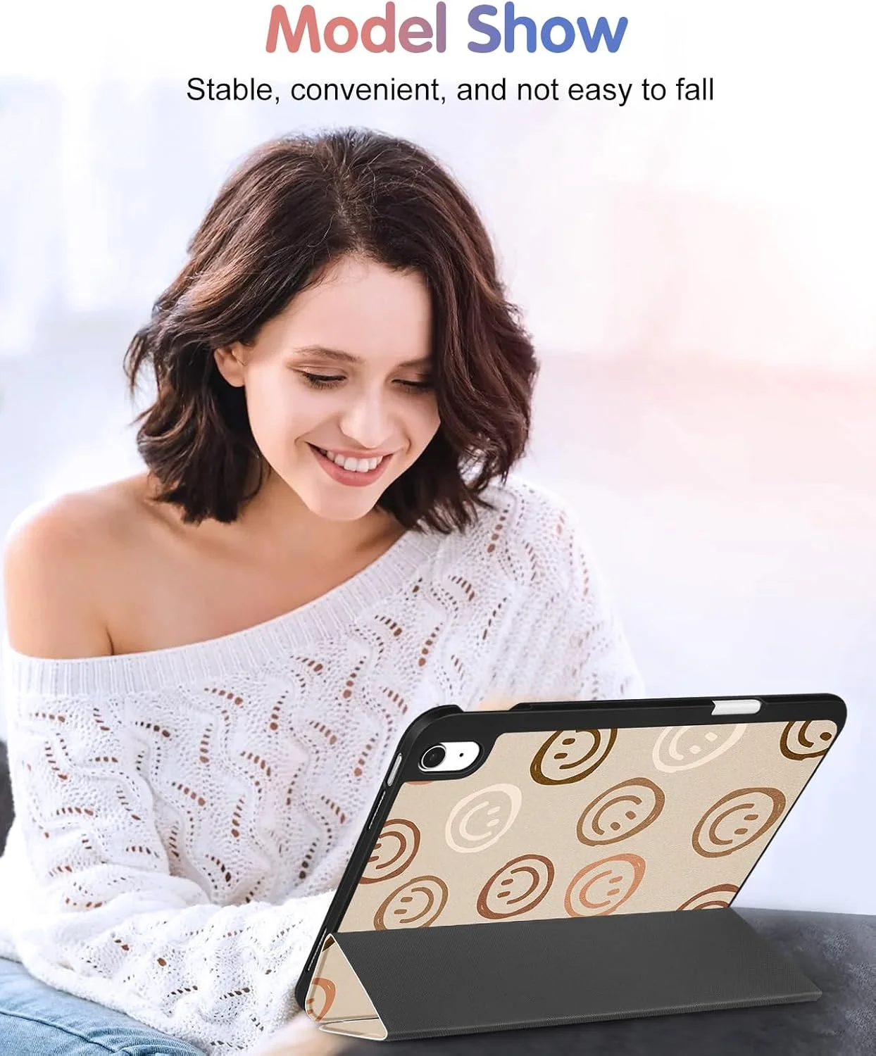 کاور تبلت Wazzasoft مناسب برای آیپد A16 مدل 2025 - کاور آیپد نسل 10، طرح فانتزی دخترانه، مناسب کودکان، نوجوانان، طراحی لبخند، دارای جای قلم، قابلیت خواب/بیدار شدن خودکار، مناسب برای آیپد 11/10 اینچی کاور تبلت Wazzasoft مناسب برای آیپد A16 مدل 2025 - کاور آیپد نسل 10، طرح فانتزی دخترانه، مناسب کودکان، نوجوانان، طراحی لبخند، دارای جای قلم، قابلیت خواب/بیدار شدن خودکار، مناسب برای آیپد 11/10 اینچی