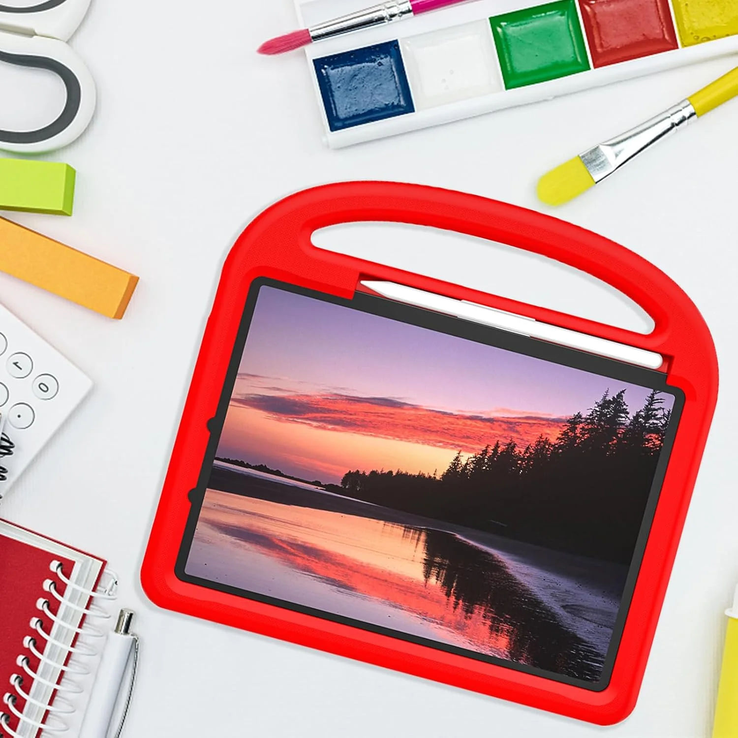 کیف کودکانه UUcovers مناسب برای آیپد ایر 11 اینچی M3 (2025) / M2 (2024) با جای قلم/دسته/پایه، سبک وزن، فوم EVA نرم، ضد ضربه، روکش تبلت پایه دار برای آیپد ایر 11 اینچی M3/M2، پرنده قرمز کیف کودکانه UUcovers مناسب برای آیپد ایر 11 اینچی M3 (2025) / M2 (2024) با جای قلم/دسته/پایه، سبک وزن، فوم EVA نرم، ضد ضربه، روکش تبلت پایه دار برای آیپد ایر 11 اینچی M3/M2، پرنده قرمز