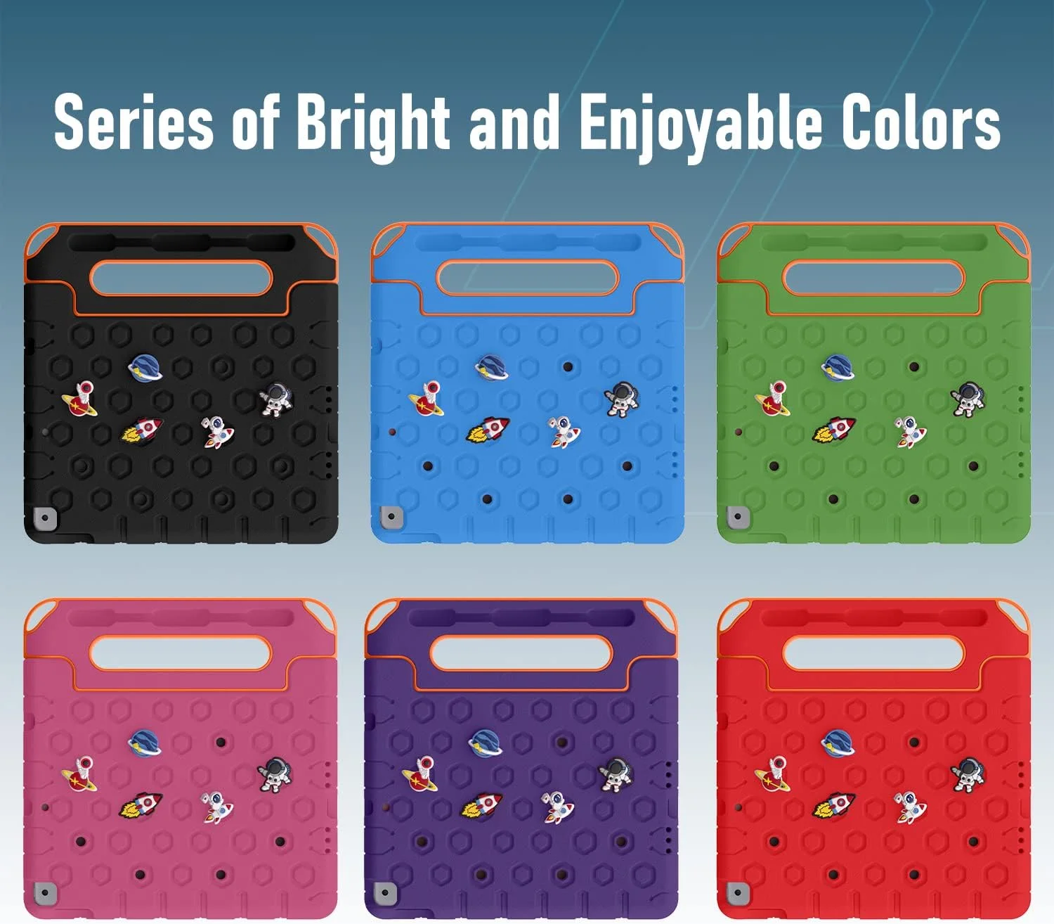 کاور محافظ کودکانه مقاوم Moxedo، ساخته شده از EVA سیلیکونی، ضد ضربه، با طرح کارتونی سه بعدی DIY به همراه جای مداد، استند و دسته، سازگار با آیپد 2021 (نسل نهم) 10.2 اینچی اپل (صورتی گل رز) کاور محافظ کودکانه مقاوم Moxedo، ساخته شده از EVA سیلیکونی، ضد ضربه، با طرح کارتونی سه بعدی DIY به همراه جای مداد، استند و دسته، سازگار با آیپد 2021 (نسل نهم) 10.2 اینچی اپل (صورتی گل رز)