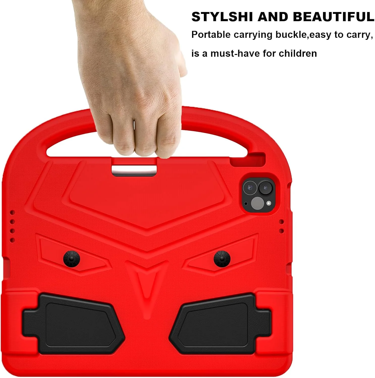 کیف کودکانه UUcovers مناسب برای آیپد ایر 11 اینچی M3 (2025) / M2 (2024) با جای قلم/دسته/پایه، سبک وزن، فوم EVA نرم، ضد ضربه، روکش تبلت پایه دار برای آیپد ایر 11 اینچی M3/M2، پرنده قرمز کیف کودکانه UUcovers مناسب برای آیپد ایر 11 اینچی M3 (2025) / M2 (2024) با جای قلم/دسته/پایه، سبک وزن، فوم EVA نرم، ضد ضربه، روکش تبلت پایه دار برای آیپد ایر 11 اینچی M3/M2، پرنده قرمز