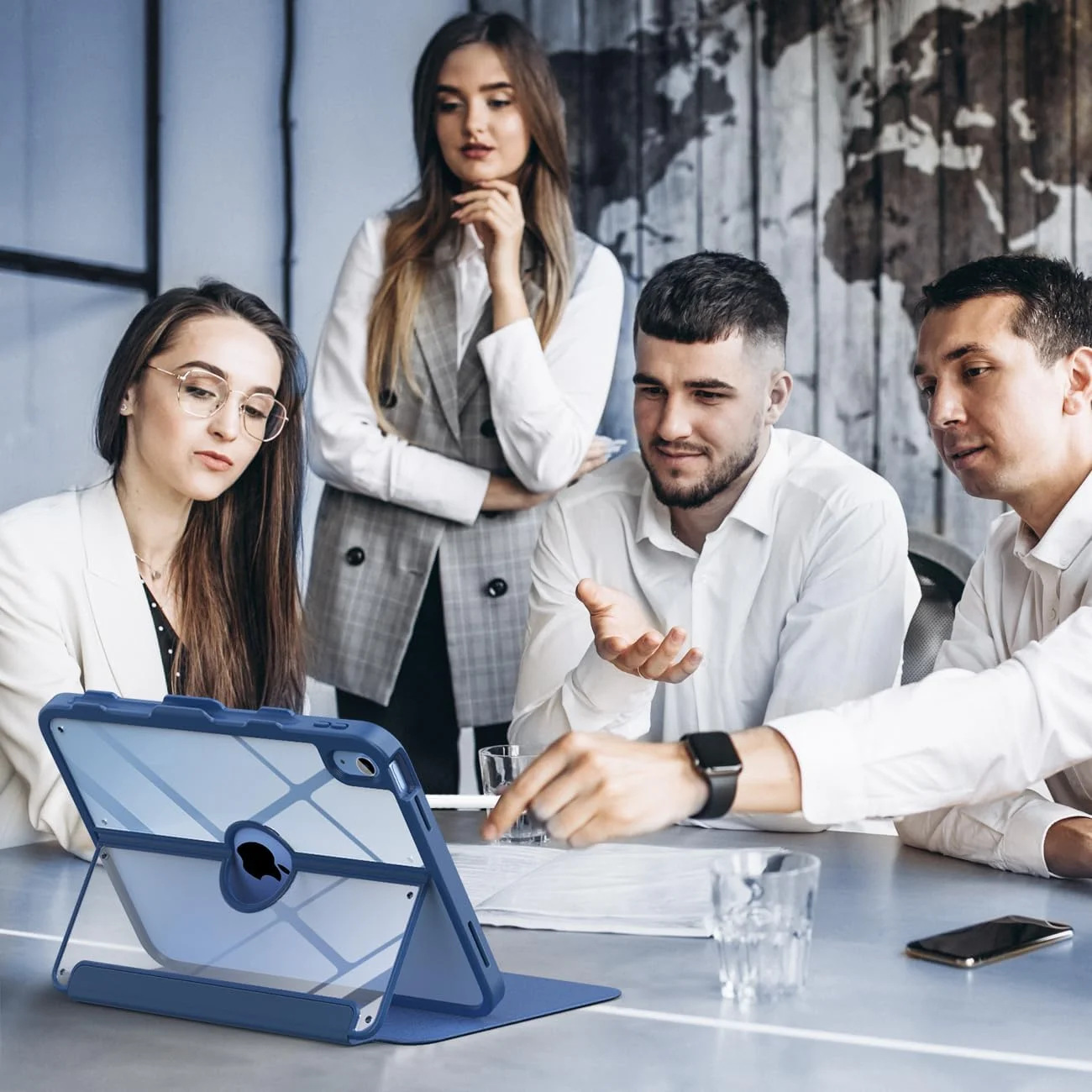 کاور تبلت MoKo مناسب برای آیپد 11 اینچی (A16) نسل 11 سال 2025 / کاور آیپد نسل 10 با جای قلم، 10.9 اینچ 2022، دارای محافظ صفحه نمایش داخلی، پشت شفاف، استند با قابلیت تنظیم زاویه دید، سرمه ای کاور تبلت MoKo مناسب برای آیپد 11 اینچی (A16) نسل 11 سال 2025 / کاور آیپد نسل 10 با جای قلم، 10.9 اینچ 2022، دارای محافظ صفحه نمایش داخلی، پشت شفاف، استند با قابلیت تنظیم زاویه دید، سرمه ای