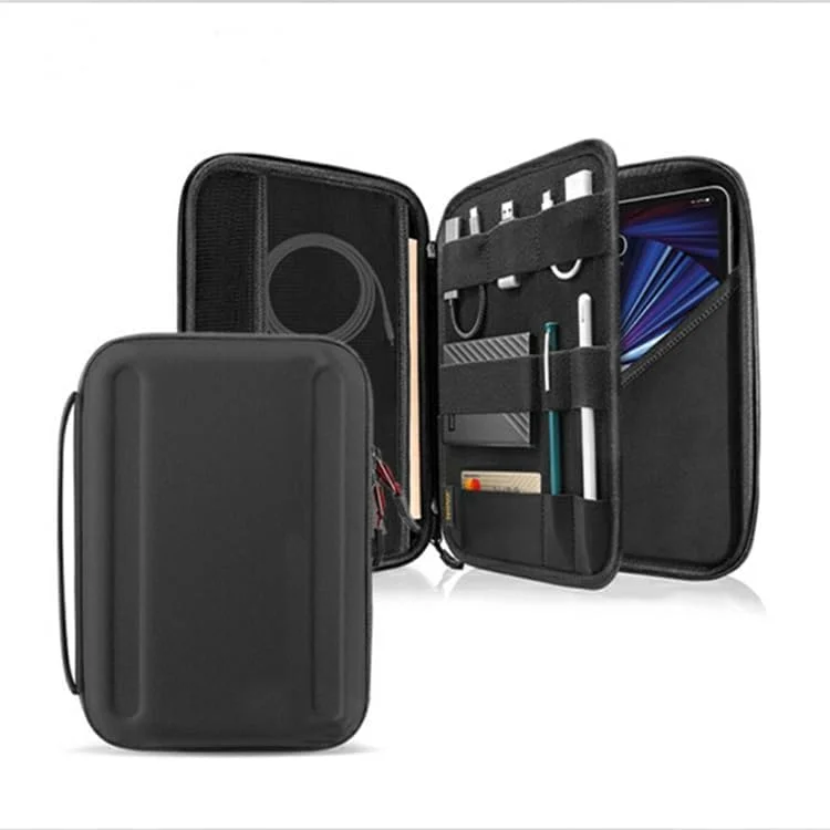 کیف تبلت پورتفولیو برای آیپد پرو ۱۳ اینچی M4 و آیپد ایر M3/M2 2024-2025، کاور محافظ آیپد پرو ۱۲.۹ اینچی با جیب لوازم جانبی برای اپل پنسل و مجیک کیبورد