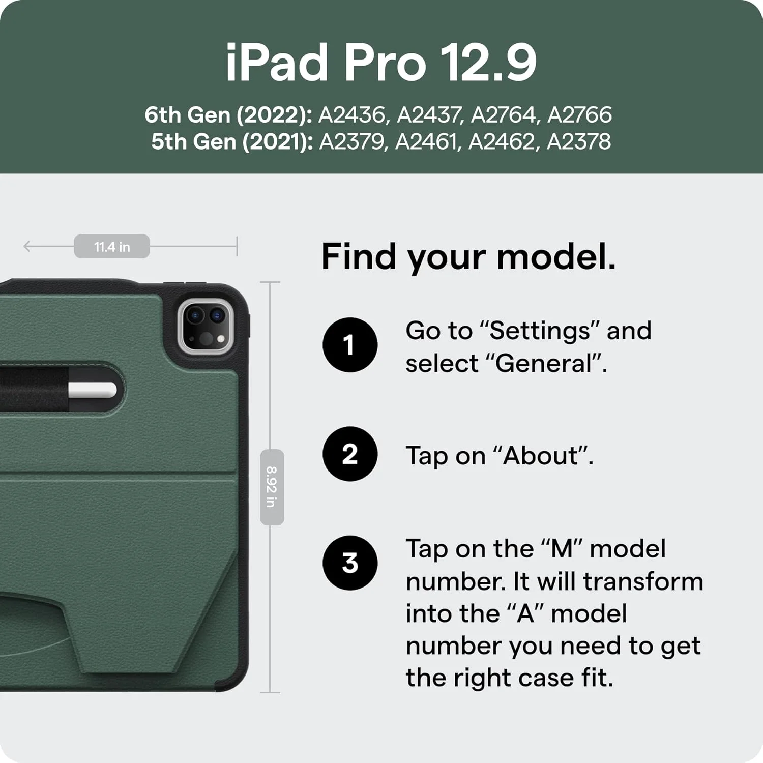 کاور محافظ آیپد پرو 12.9 اینچی ZUGU، طراحی فوق العاده باریک و محافظ برای آیپد پرو 12.9 اینچی (نسل ششم / نسل پنجم)، شارژ بی سیم قلم اپل، استند مغناطیسی مناسب (خواب/بیدار شدن خودکار) - مشکی کاور محافظ آیپد پرو 12.9 اینچی ZUGU، طراحی فوق العاده باریک و محافظ برای آیپد پرو 12.9 اینچی (نسل ششم / نسل پنجم)، شارژ بی سیم قلم اپل، استند مغناطیسی مناسب (خواب/بیدار شدن خودکار) - مشکی