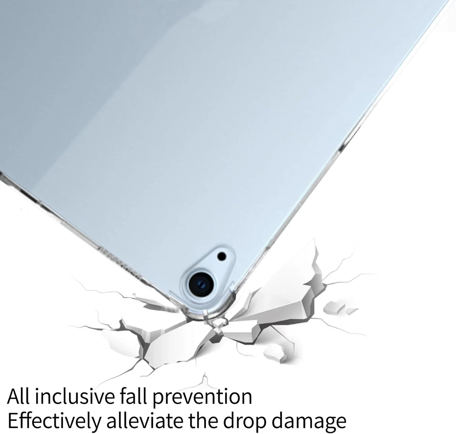 کاور شفاف Lukione سازگار با آیپد ایر 11 اینچی M2 (2024) با جای قلم، ضد زردی، ضد ضربه، باریک، پوشش پشتی تبلت با سپر TPU نرم کاور شفاف Lukione سازگار با آیپد ایر 11 اینچی M2 (2024) با جای قلم، ضد زردی، ضد ضربه، باریک، پوشش پشتی تبلت با سپر TPU نرم