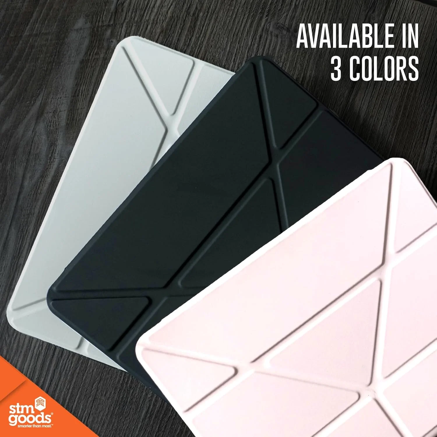 STM Opp Case for Apple iPad Air 11" M2 (iPadPro 11 Gen 4-1 / iPadAir 10.9 Gen 5/4| Slim Light Protective Cover, Anti-Scratch Transparent Back, w/Apple Pencil Storage, Auto Sleep/Wake - Pink STM Opp Case for Apple iPad Air 11" M2 (iPadPro 11 Gen 4-1 / iPadAir 10.9 Gen 5/4| Slim Light Protective Cover, Anti-Scratch Transparent Back, w/Apple Pencil Storage, Auto Sleep/Wake - Pink