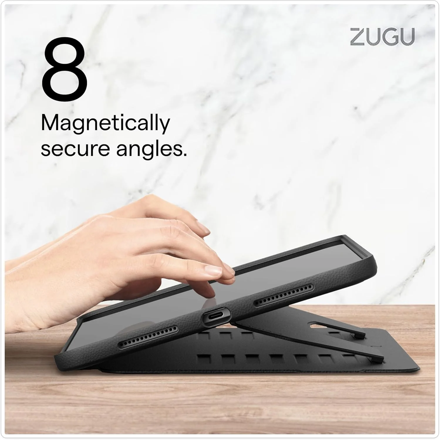 کاور محافظ آیپد 10.2 اینچی ZUGU CASE مدل Muse، طراحی شده برای آیپد 10.2 اینچی (نسل نهم 2021) / (نسل هشتم 2020) / آیپد (نسل هفتم 2019) با استند مغناطیسی مناسب (کاور با قابلیت خواب/بیدار شدن) - مشکی کاور محافظ آیپد 10.2 اینچی ZUGU CASE مدل Muse، طراحی شده برای آیپد 10.2 اینچی (نسل نهم 2021) / (نسل هشتم 2020) / آیپد (نسل هفتم 2019) با استند مغناطیسی مناسب (کاور با قابلیت خواب/بیدار شدن) - مشکی