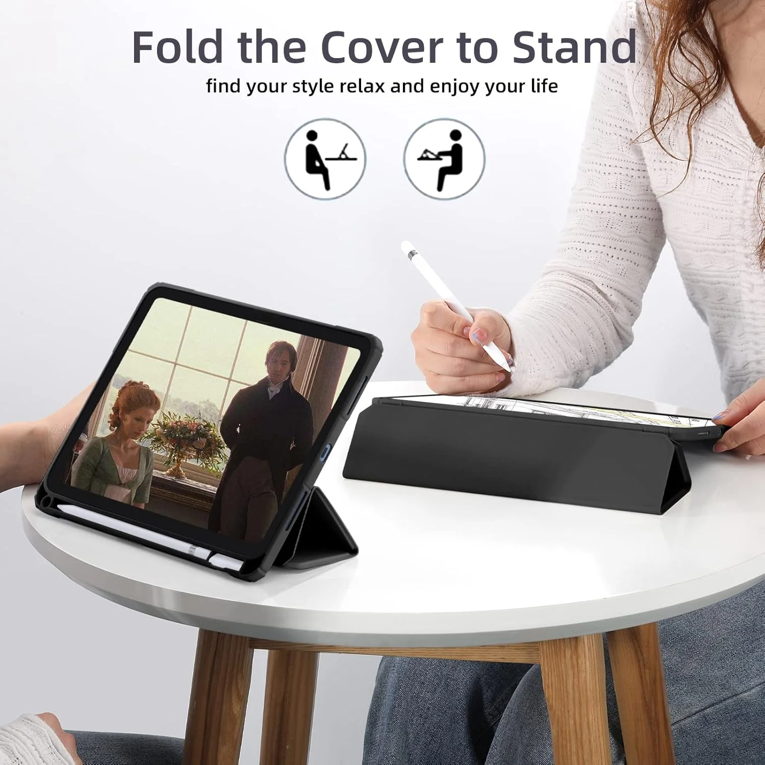 کاور آیپد نسل 10 مستن، سازگار با آیپد 10.9 اینچی، دارای جای قلم، قاب پشتی شفاف، قابلیت بیدار شدن/به خواب رفتن خودکار، کاور باریک ضد ضربه برای آیپد 10.9 اینچی نسل 10 سال 2022، مشکی کاور آیپد نسل 10 مستن، سازگار با آیپد 10.9 اینچی، دارای جای قلم، قاب پشتی شفاف، قابلیت بیدار شدن/به خواب رفتن خودکار، کاور باریک ضد ضربه برای آیپد 10.9 اینچی نسل 10 سال 2022، مشکی